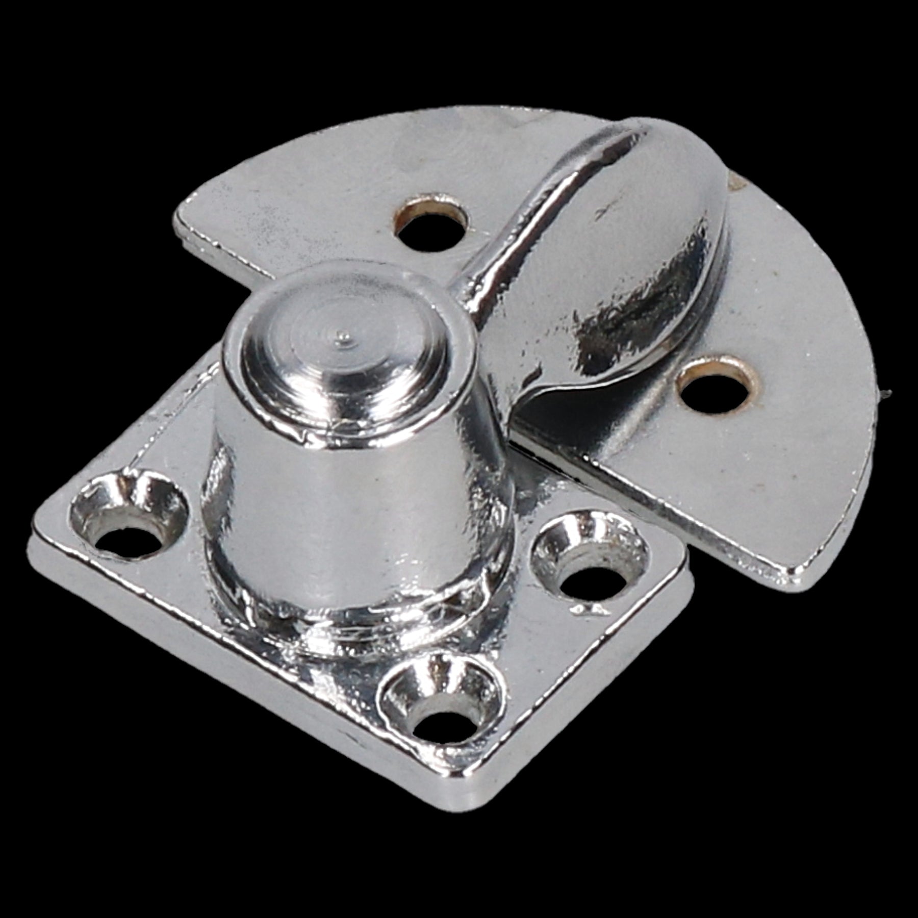 Gravelly Fastener Schwenkbarer Knebelverschluss, verchromte Nummernschild-Clips für Anhänger