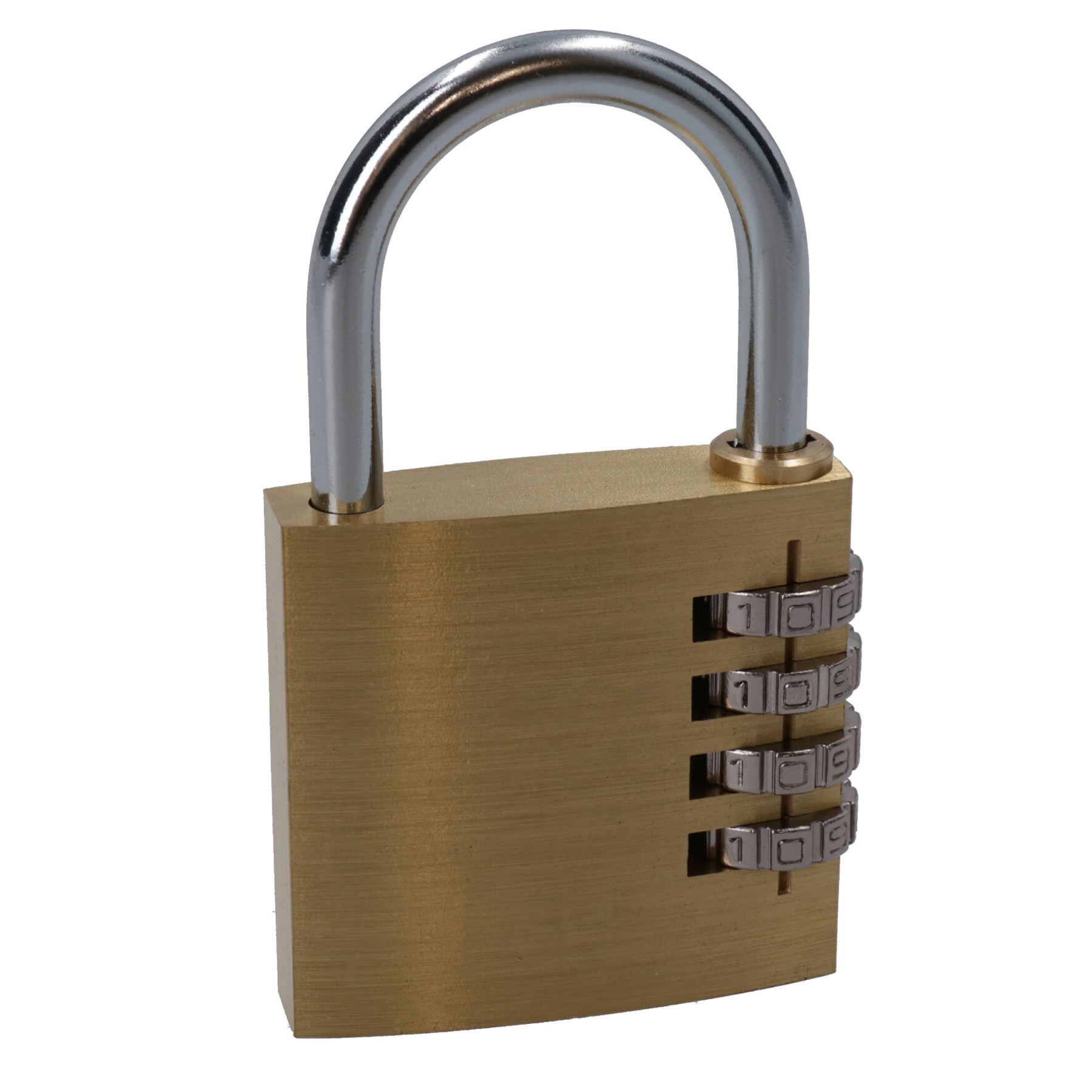 50mm Brass Combination Padlock / Lock / Security Shed Garage Door TE563