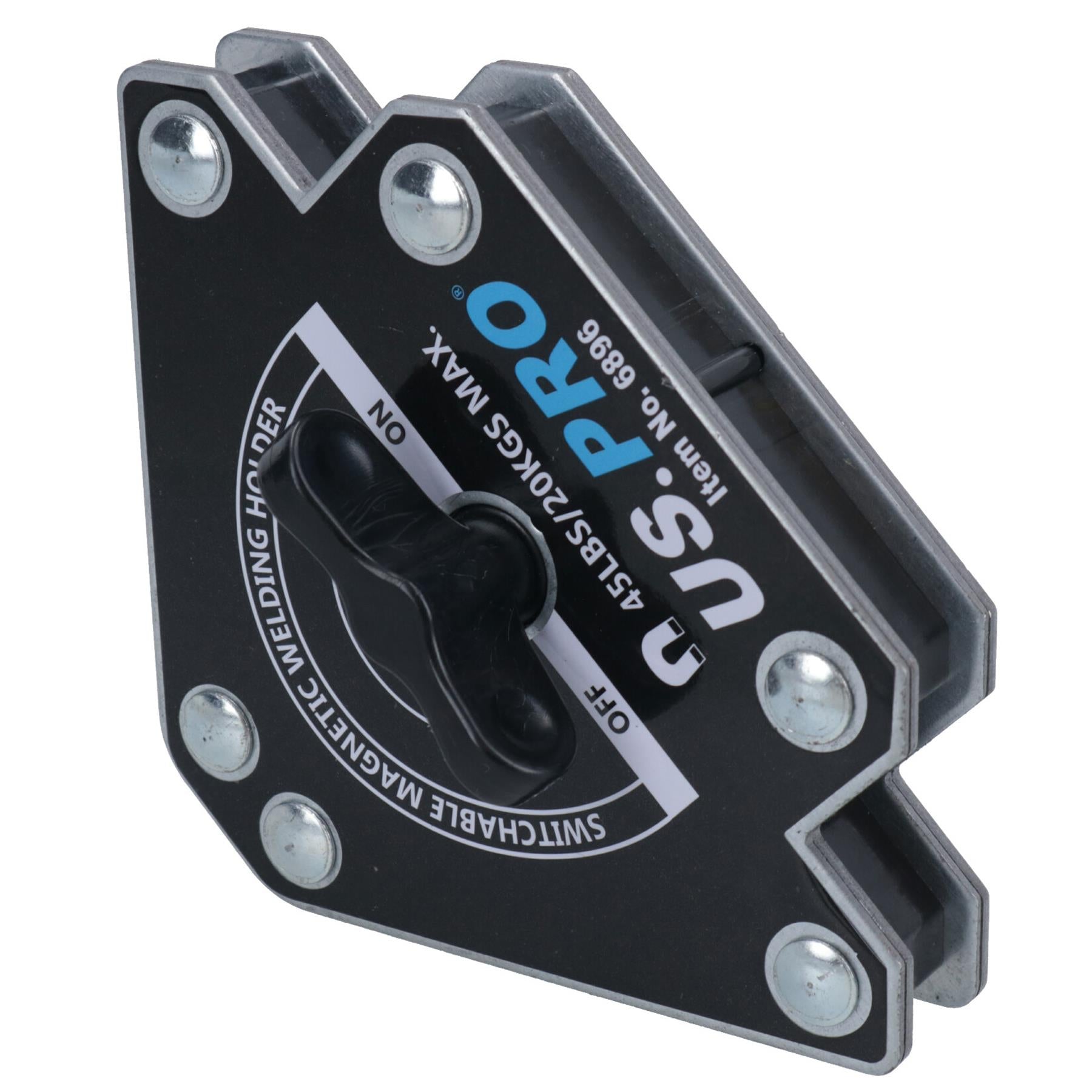 Support de soudage magnétique commutable marche/arrêt de 45 lb, support à 3 angles