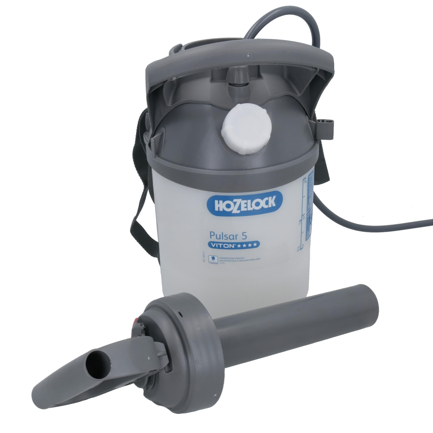Hozelock Pulsar Viton 5 Ltr Garten Druckpumpe Sprüher + Lanze flüssige Chemikalien