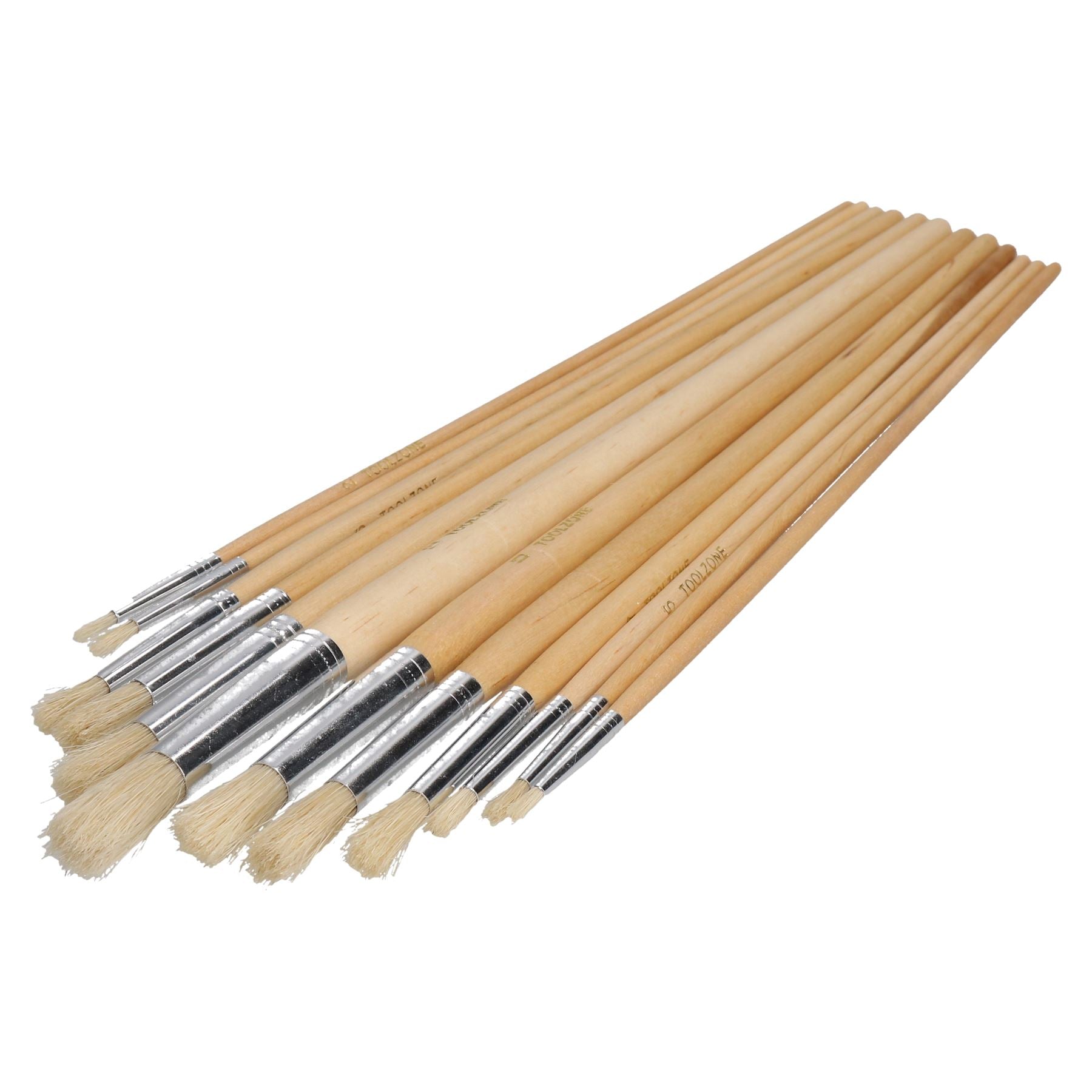 12 stück Künstler Handwerk Pinsel Rundkopf Holzgriffe Pinsel TE582