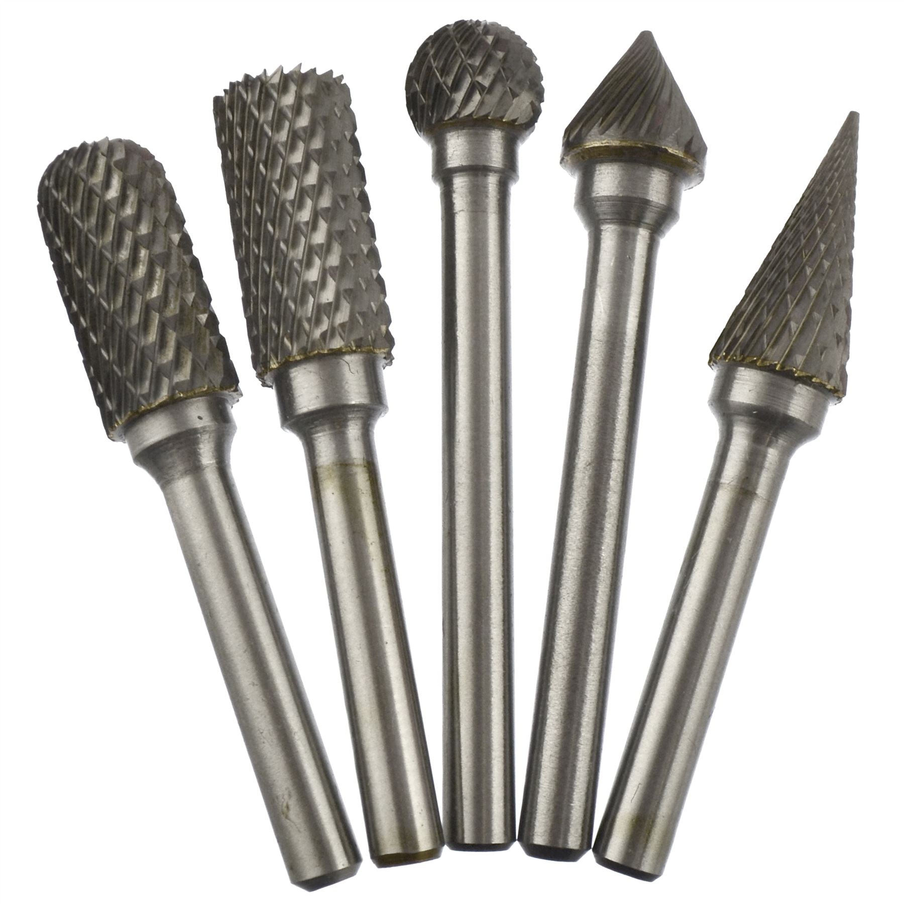 5pc Tungsten Carbide Rotary Burr Set TE127