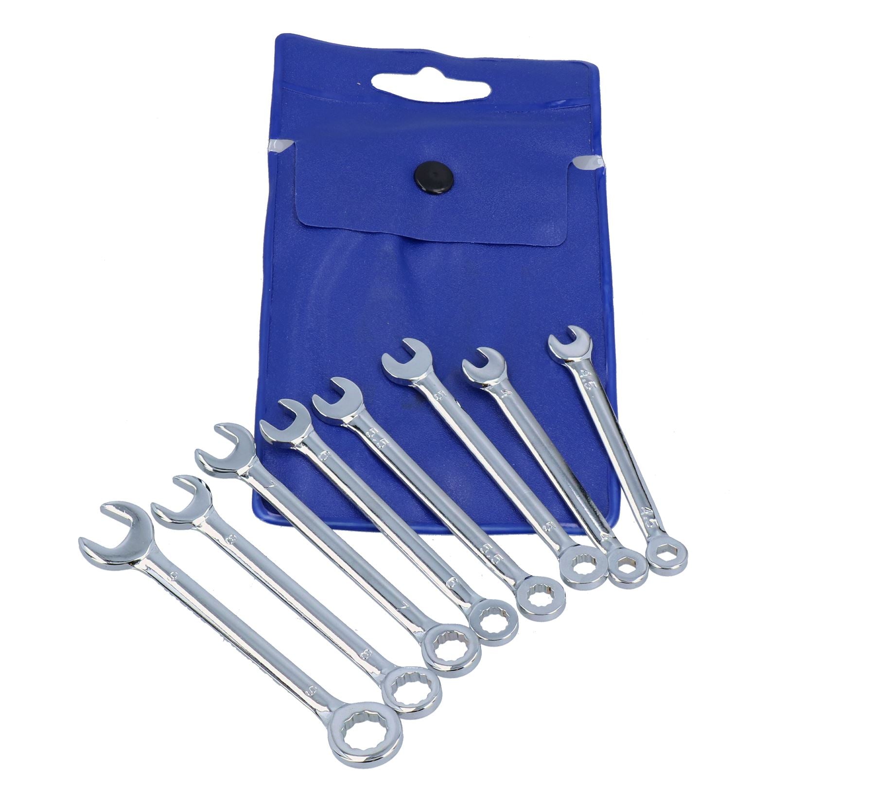 8pc Mini Metric MM Stubby Combination Spanners Wrenches 4mm – 9mm