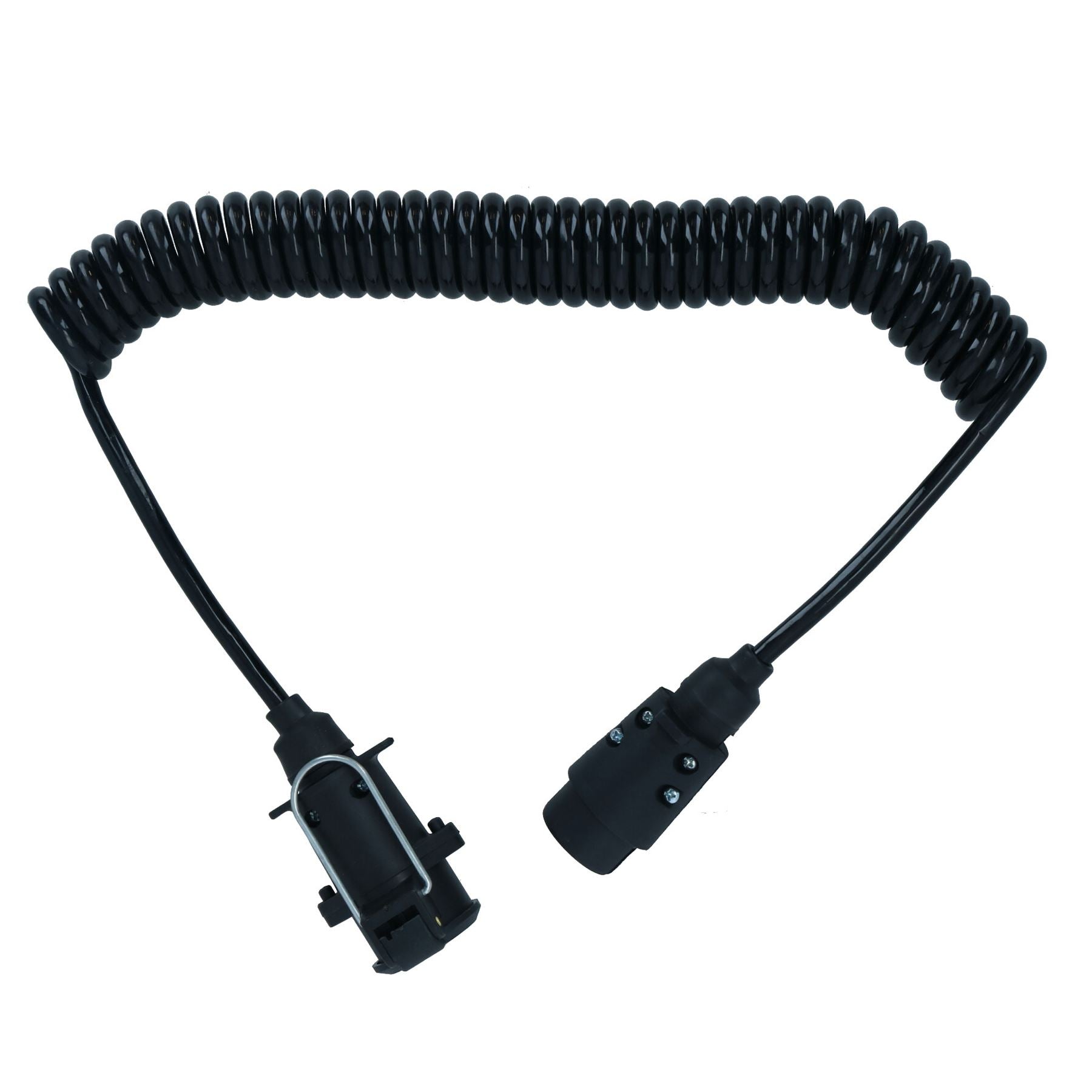 Câble d'extension électrique pour caravane et remorque, fiche mâle vers femelle à 7 broches/prise de 4,5 m