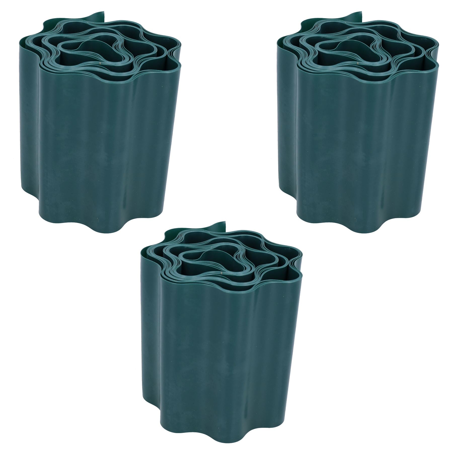 Bordure de pelouse en plastique flexible pour jardin, 12 cm de haut