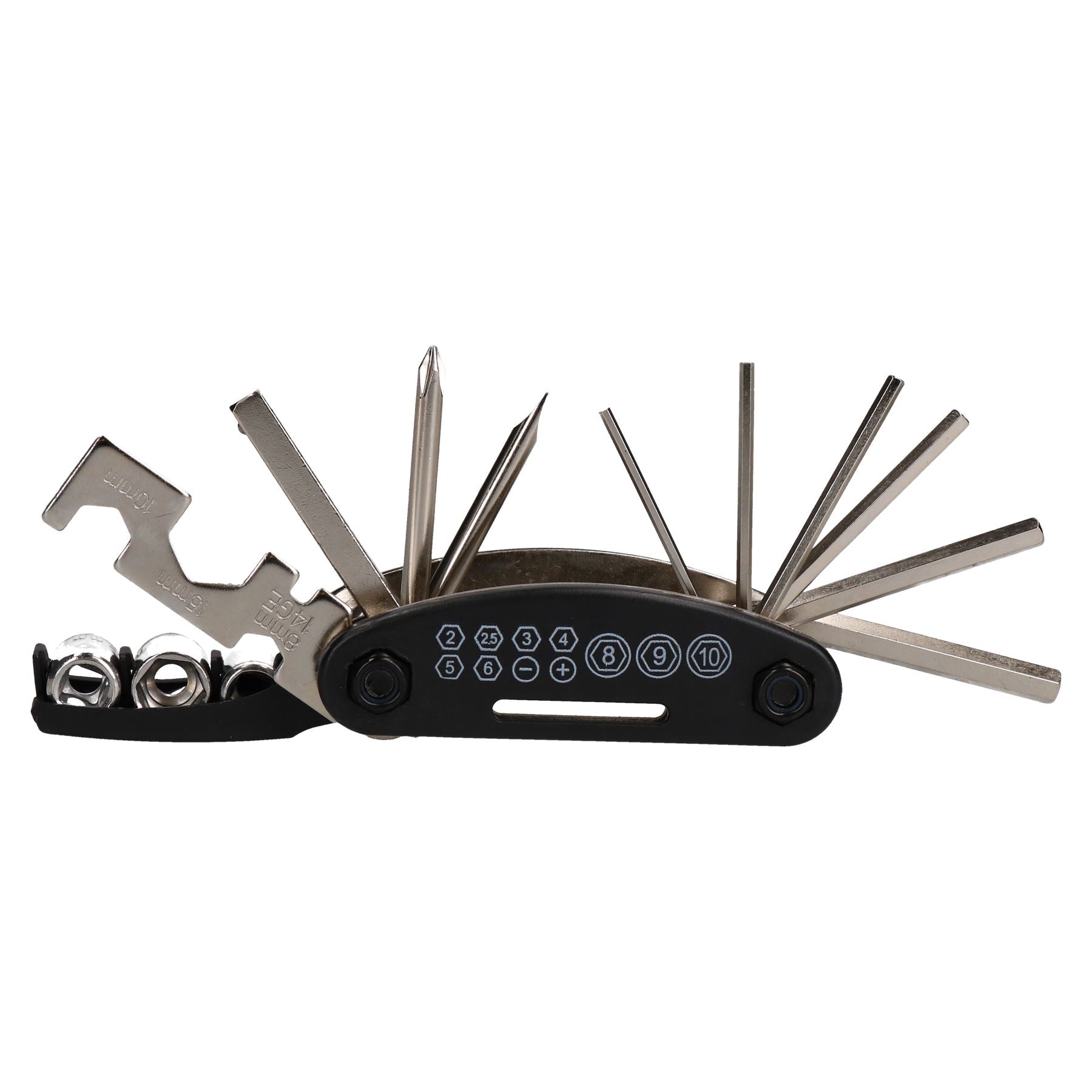 Fahrrad-Multifunktionswerkzeug, Schraubenschlüssel, Schraubendreher, Reparatur, Wartung, 13 Stück, SILA5