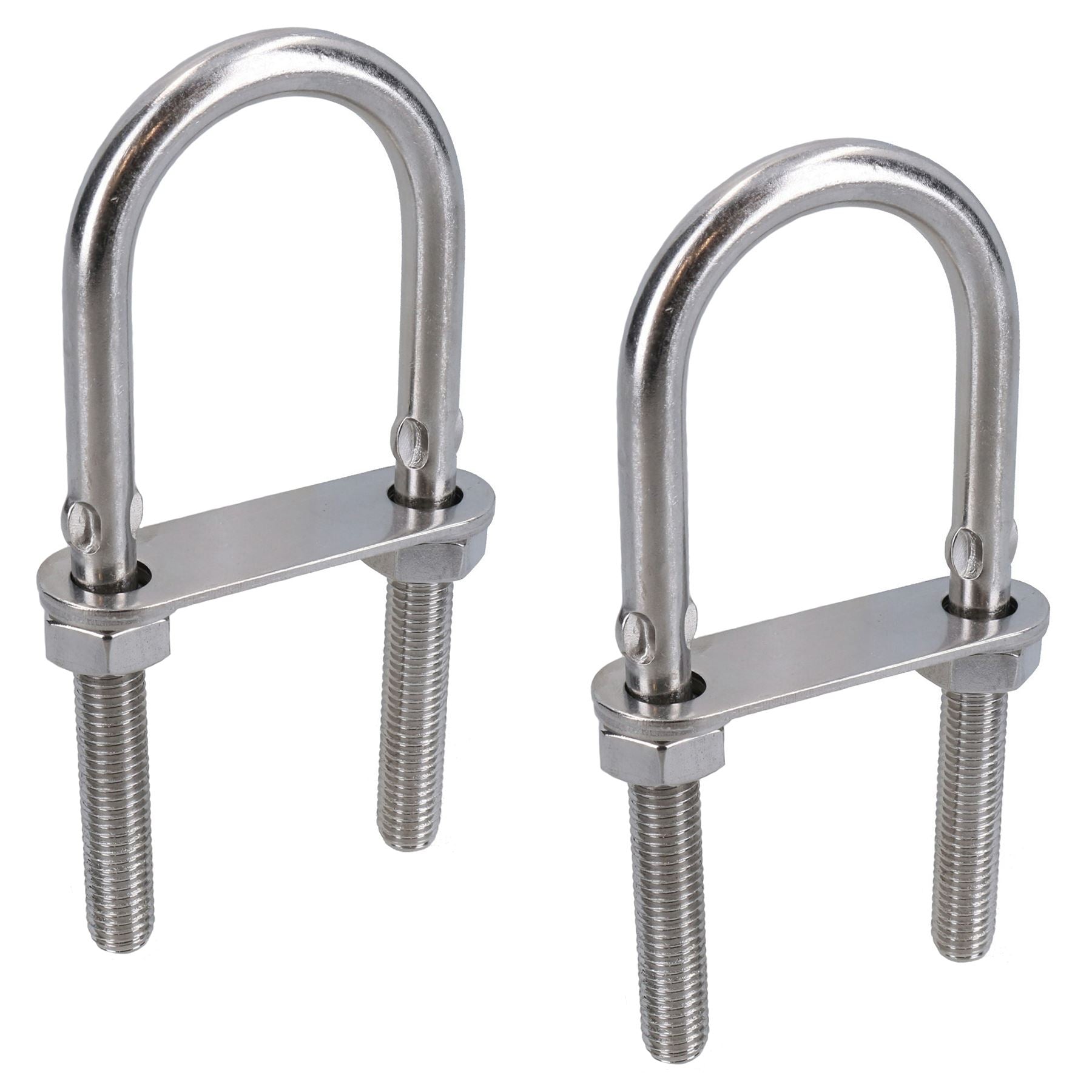 Boulons en U / Boulons en N M12 50 mm x 140 mm en acier inoxydable de qualité marine pour remorque de bateau