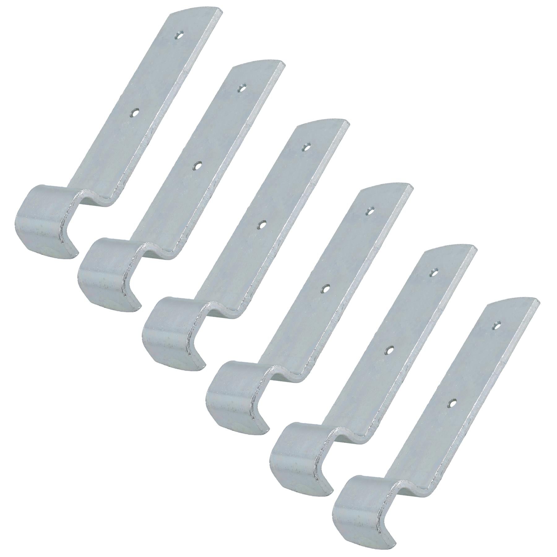 Anhänger-Haltehaken, lang, über der Mitte verriegelbar, 143 mm x 35 mm, 609 kg Tragkraft