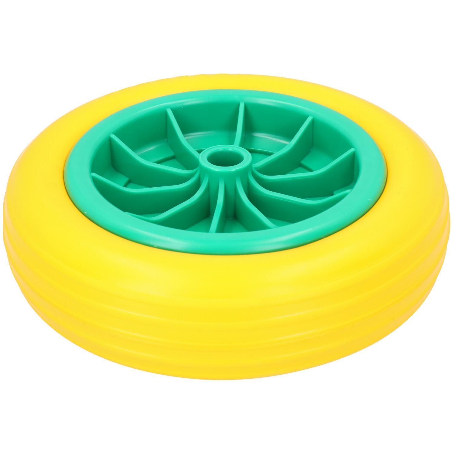 10 Zoll Vollgummireifen für Sackkarren, Schubkarren und Trolleys, 20 mm Mitte