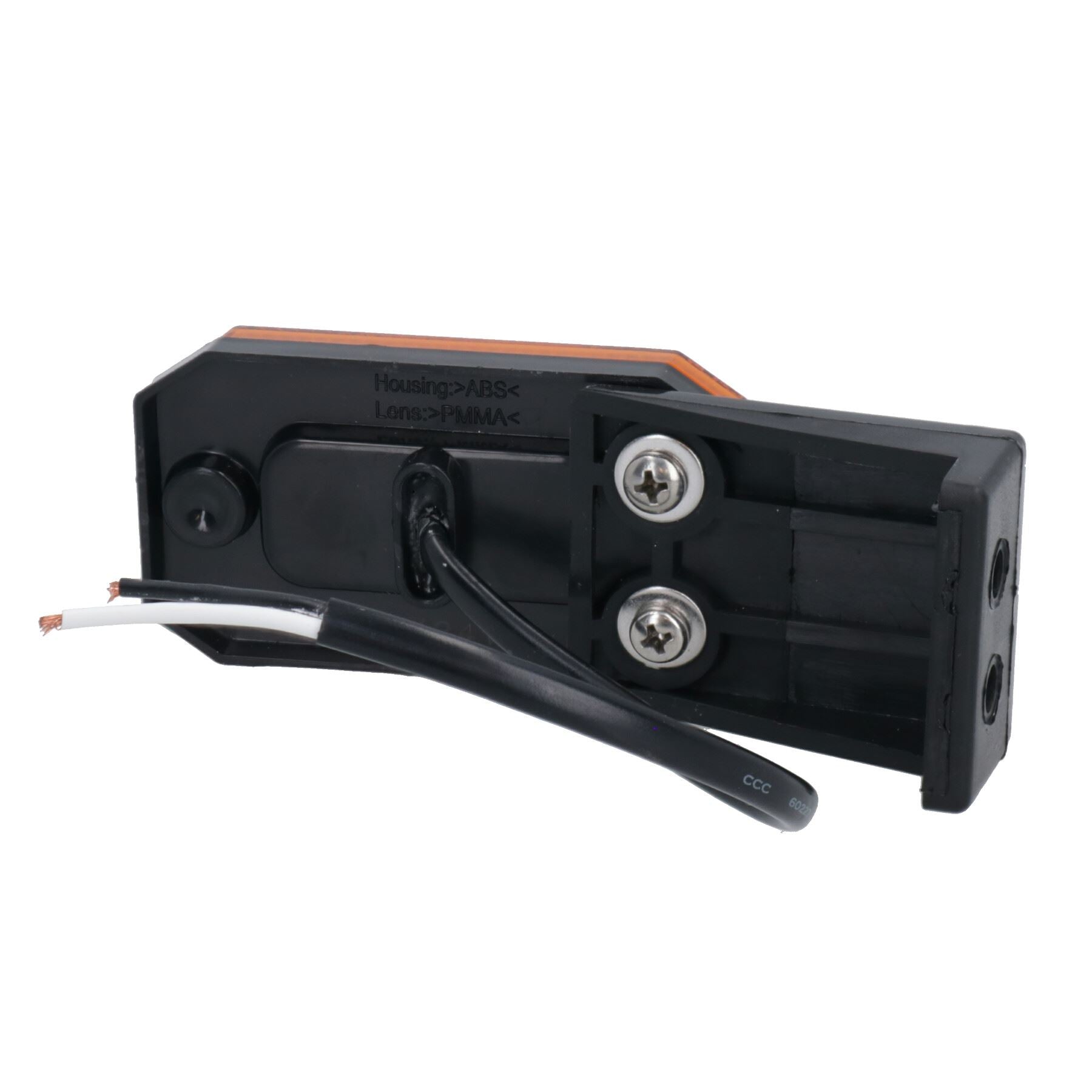Feu de position latéral à LED orange ambre / lampe pour remorque caravane 12 V ou 24 V