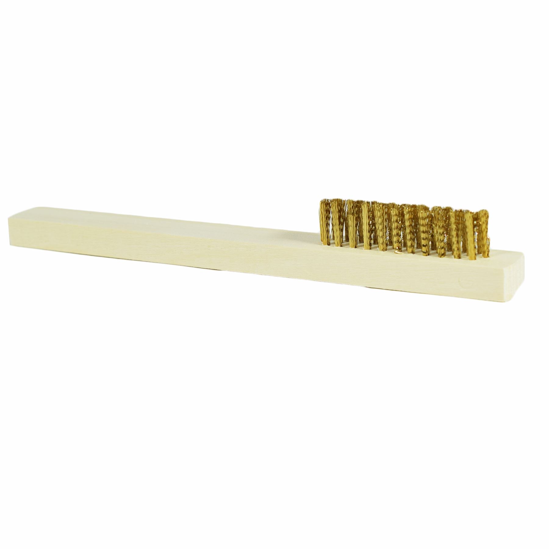 Lot de 10 brosses nettoyantes pour bornes électriques de bougies d'allumage en laiton et bois