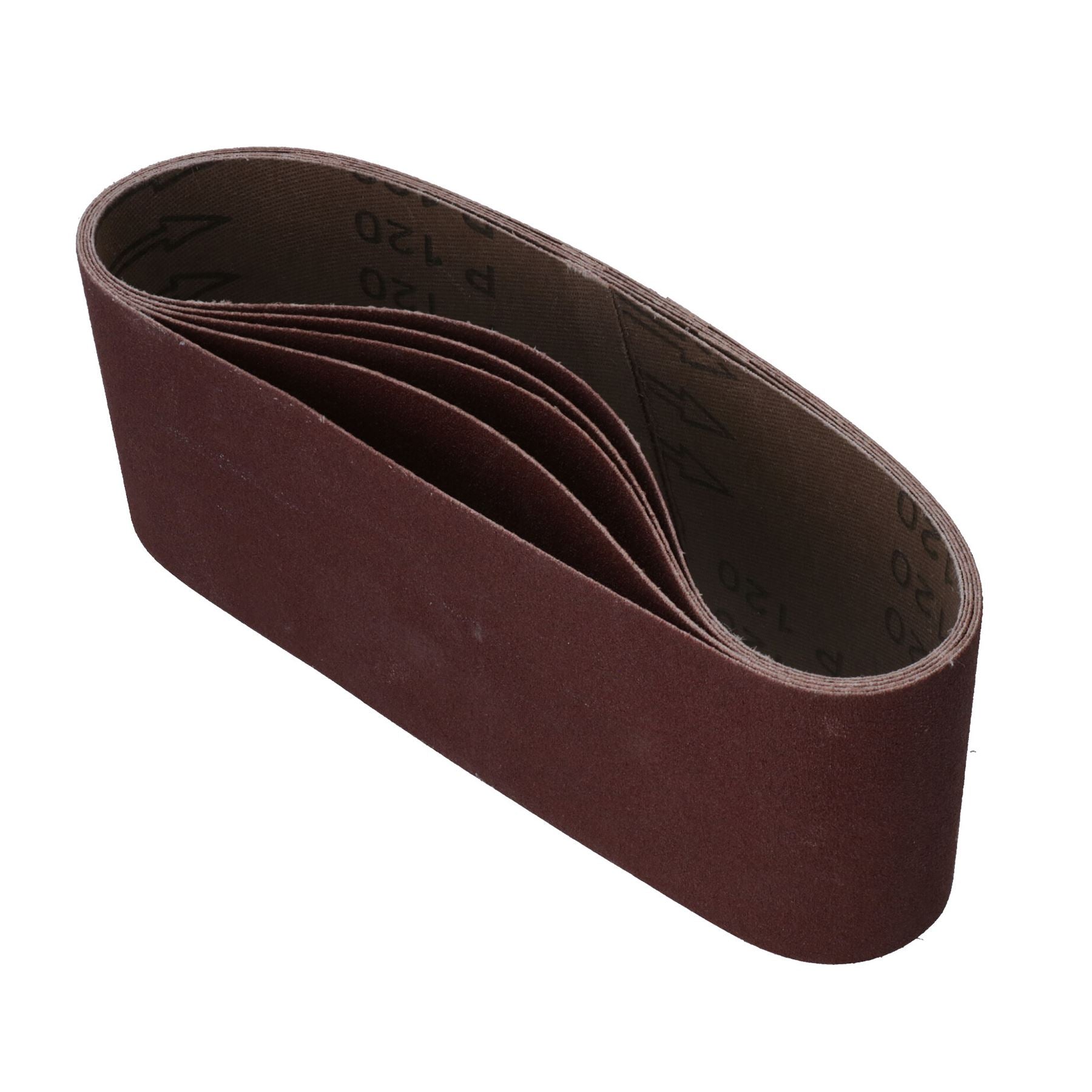 Disques abrasifs pour ponceuse à bande, grain mixte 40, 60, 80, 120, 75 mm x 457 mm
