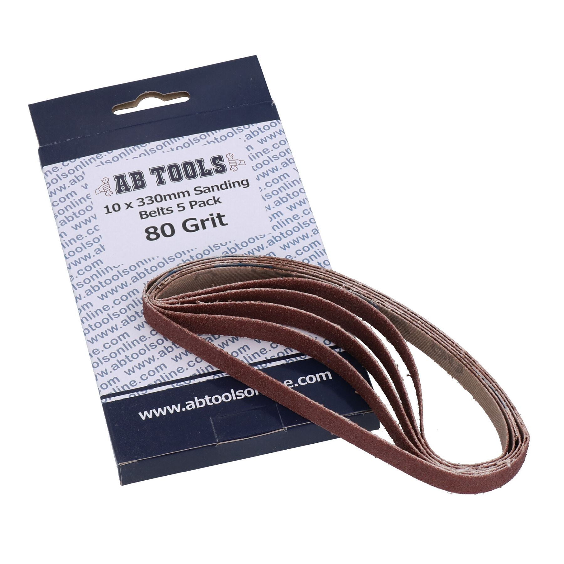 Ponceuse à main à courroie 330 mm x 10 mm Bandes abrasives