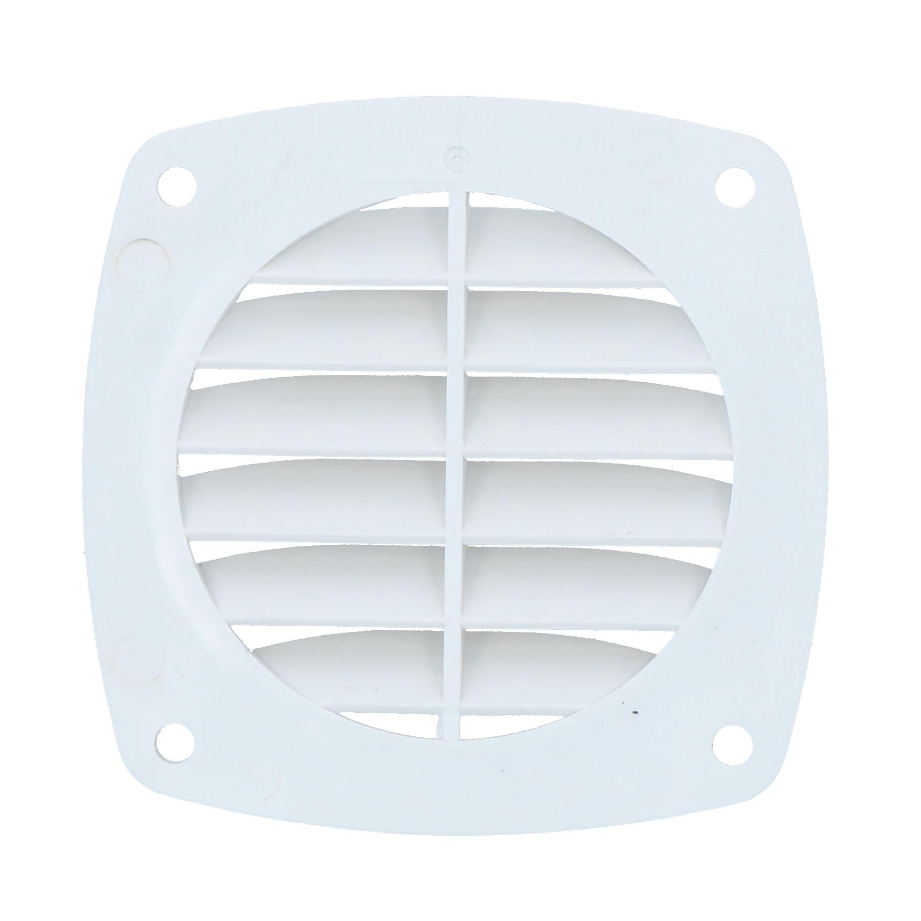 Louvre Air Vent High Grade Ventilator Grill 82x82mm Boat Caravan Motorhome