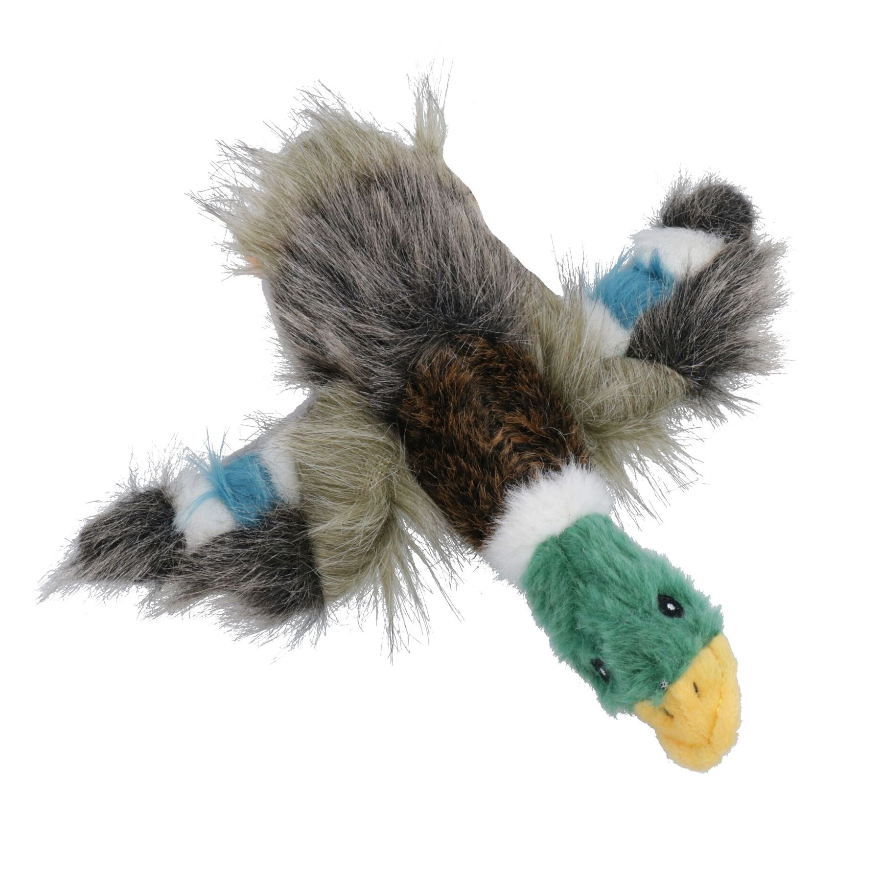 Classic Dog Puppy Play Time Soft Plush Small Mallard Duck With Squeaker