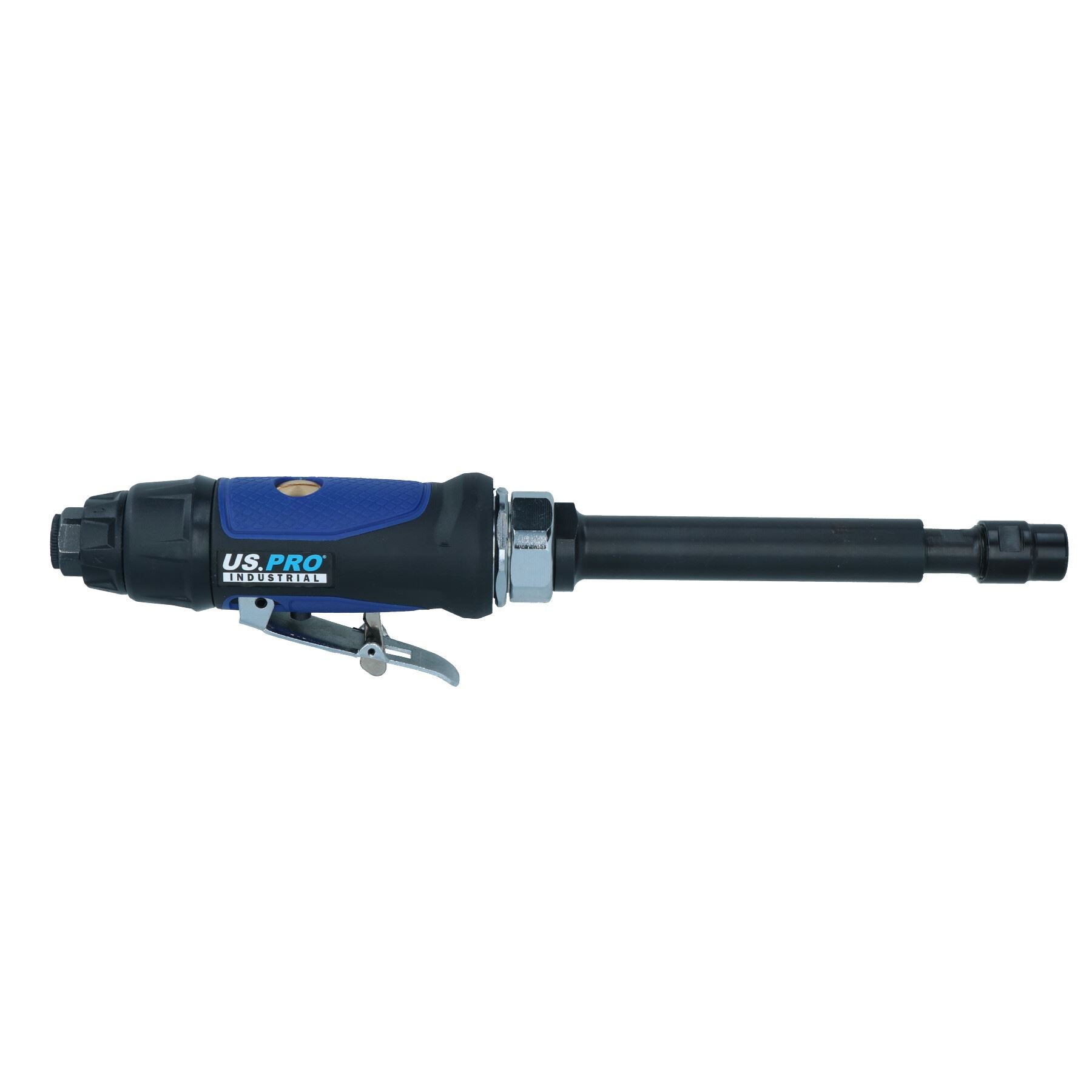 Meuleuse pneumatique allongée Porting Ébavurage Pince de serrage 1/4 po 25 000 tr/min Arbre 5 po