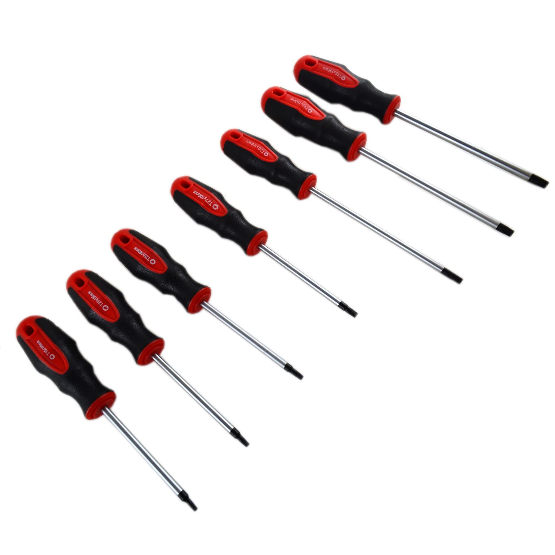 Manipulationssichere Torx-Sicherheitsschraubendreherbits T6 - T45, 12-teiliges Set, magnetische Spitzen