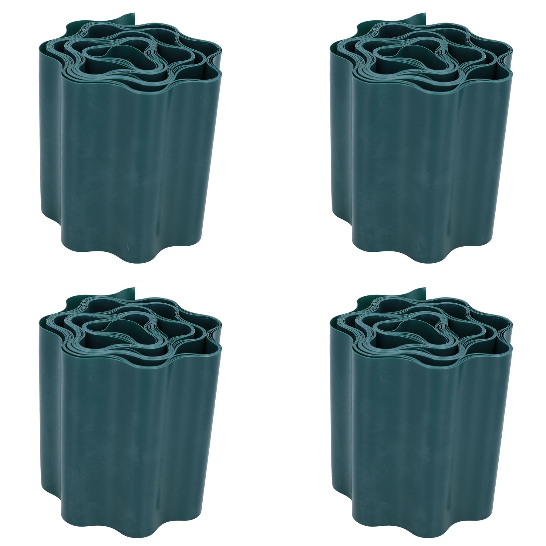 Bordure de pelouse en plastique flexible pour jardin, 12 cm de haut