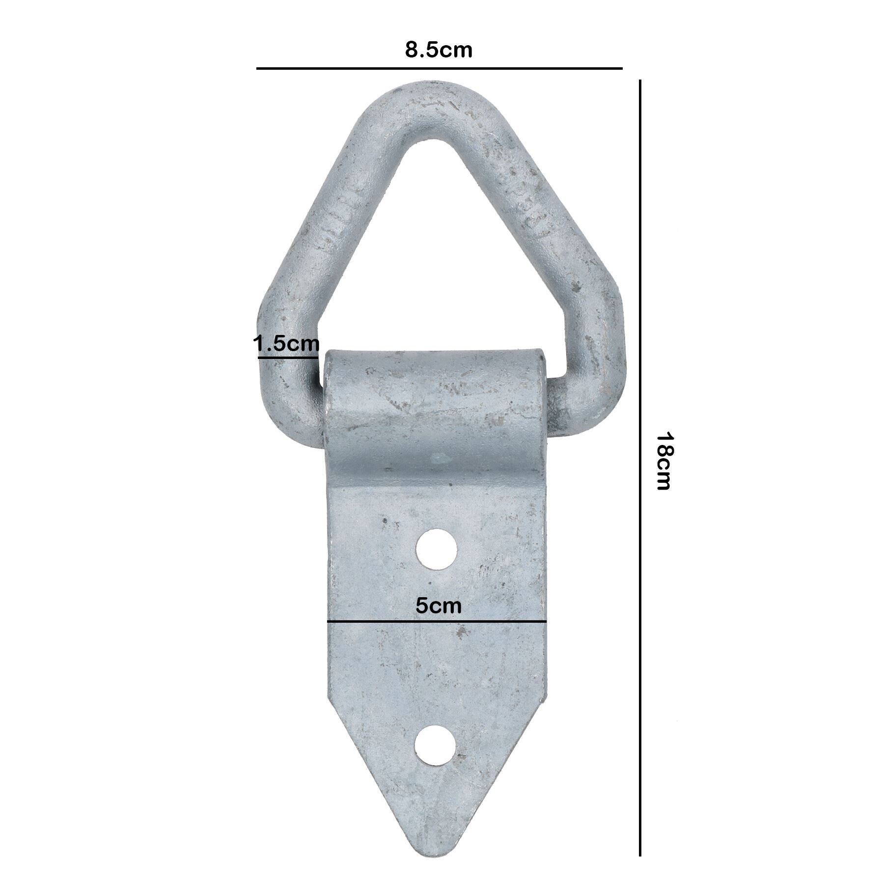 Galvanised Fold Over Tie Down Lashing Eye Rings Anchor Point Fastener Bolt On