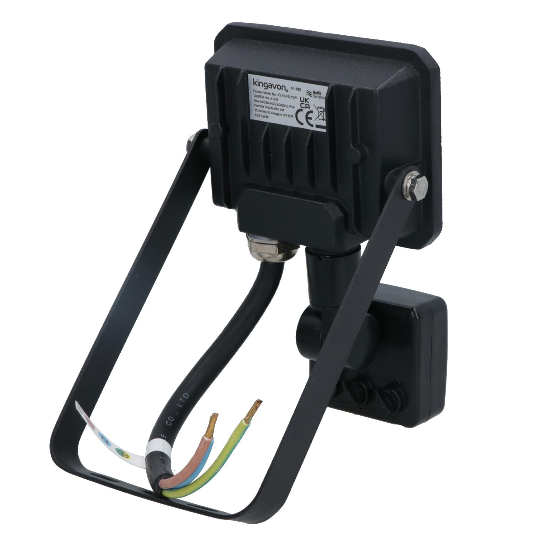 10 Watt LED Mini Floodlight Garden Lighting 800 Lumens IP65 + Motion Sensor