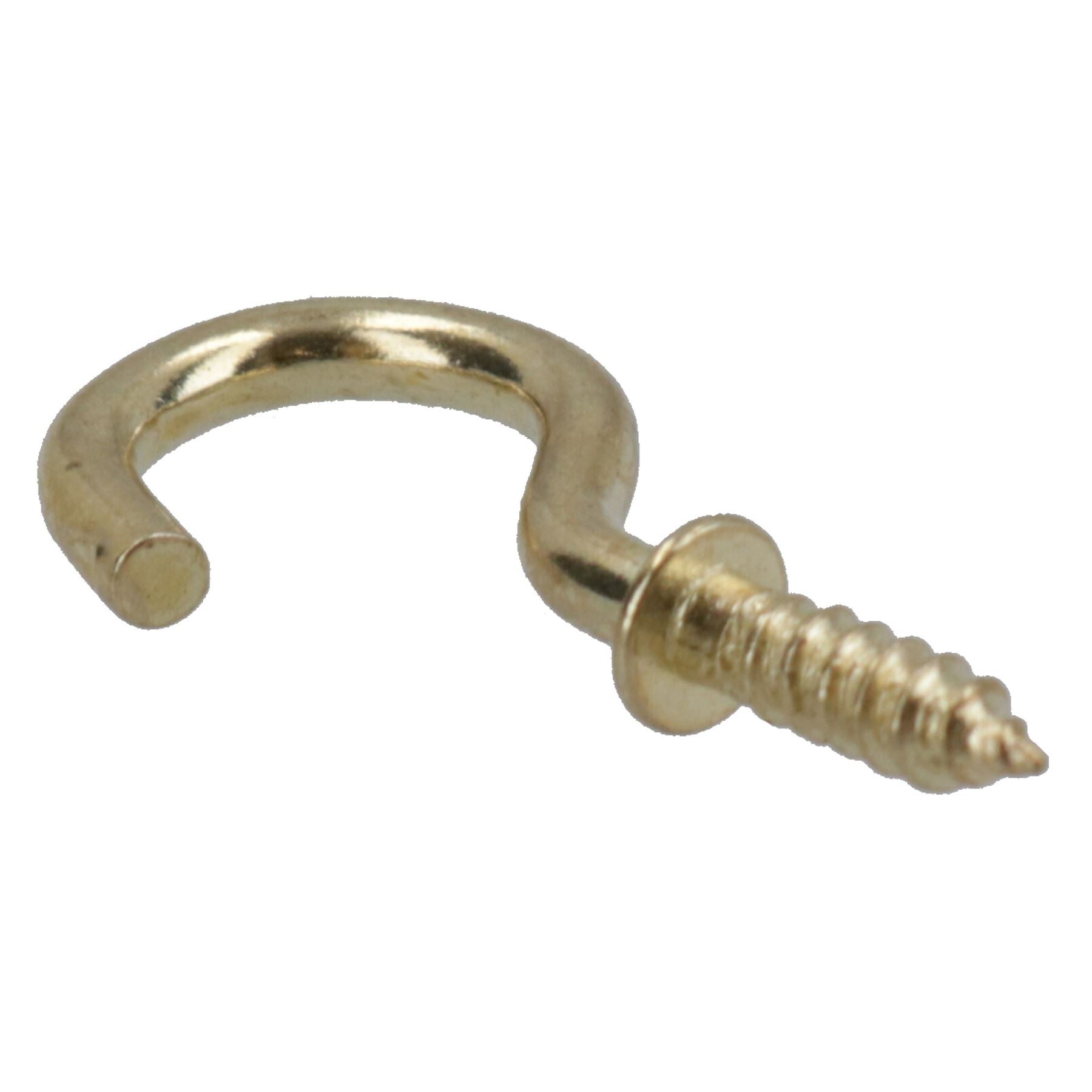 Crochets à vis à épaulement Attaches Cintre Plaqué laiton 8 mm de diamètre 16 mm de longueur