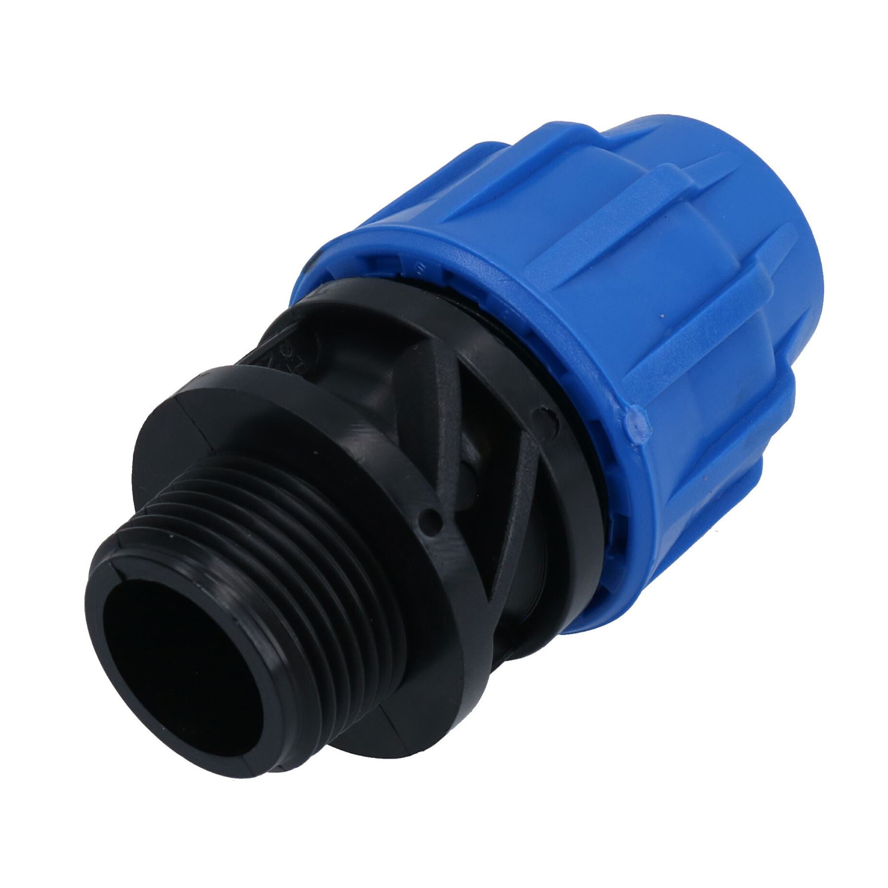 Raccord de compression pour adaptateur mâle MDPE 25 mm x 1" pour tuyau d'eau PN16