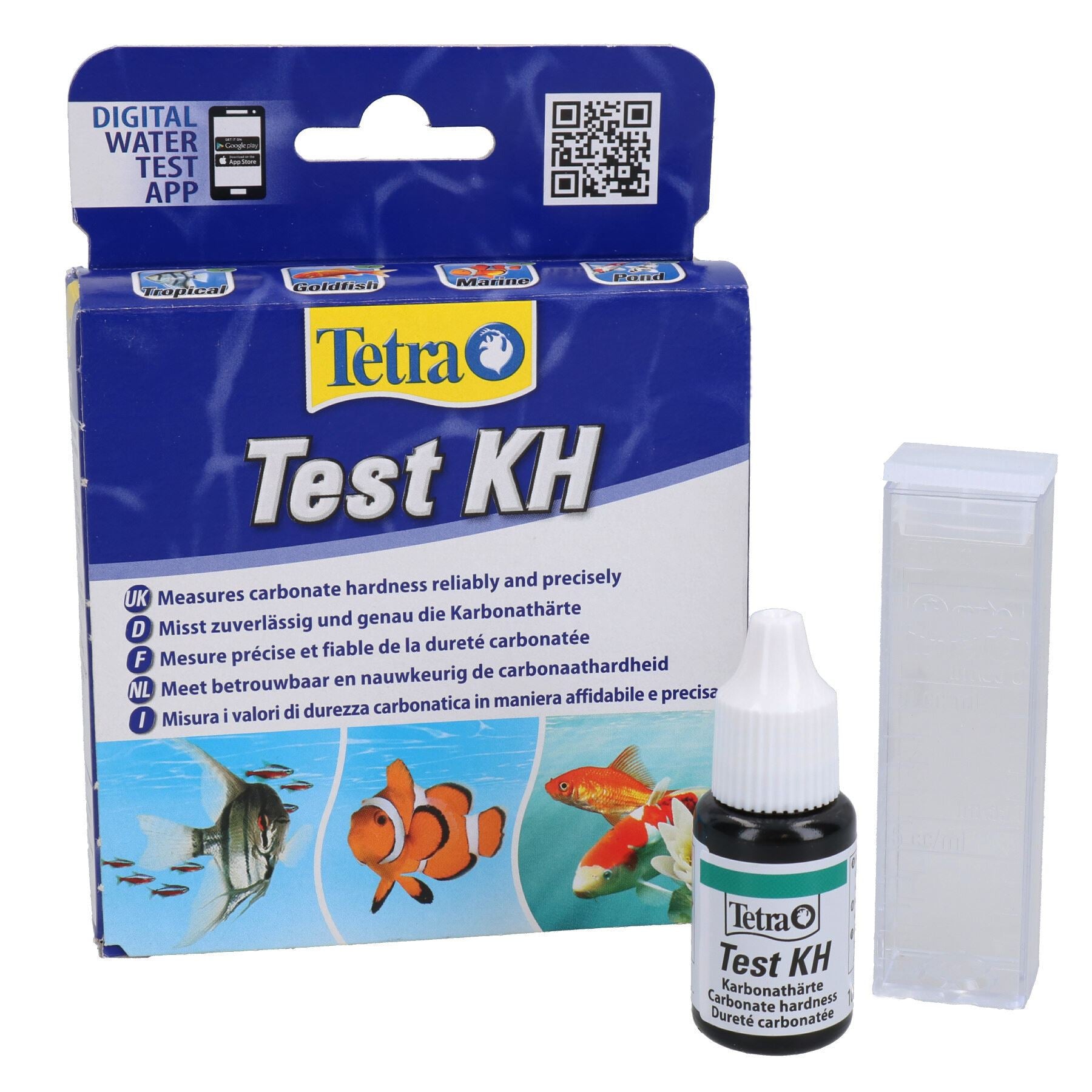 Tetra Test Liquid Aquarium Water KH Test Kit (Measures the carbonate hardness)
