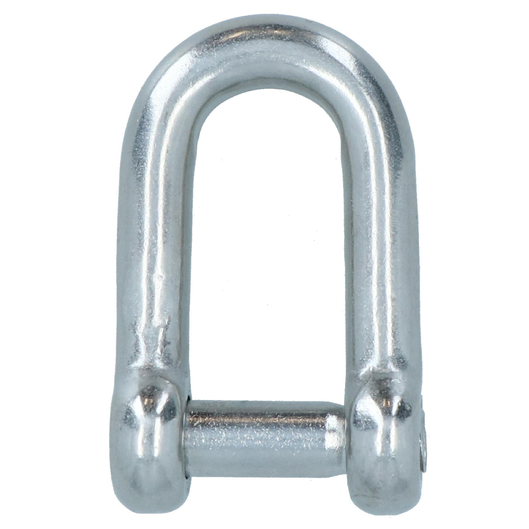 Countersunk Pin Dee Shackle 12mm Hex Socket Rigging Link Stainless Steel 316