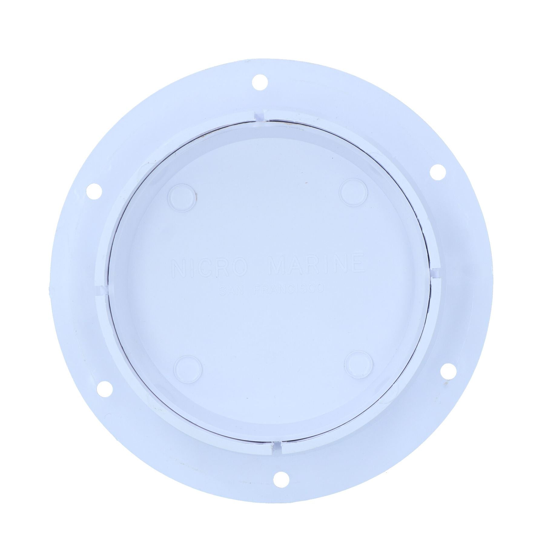 4" Snap in Flat Deck Plate by Marinco Round Inspection Hatch Waterproof Cover