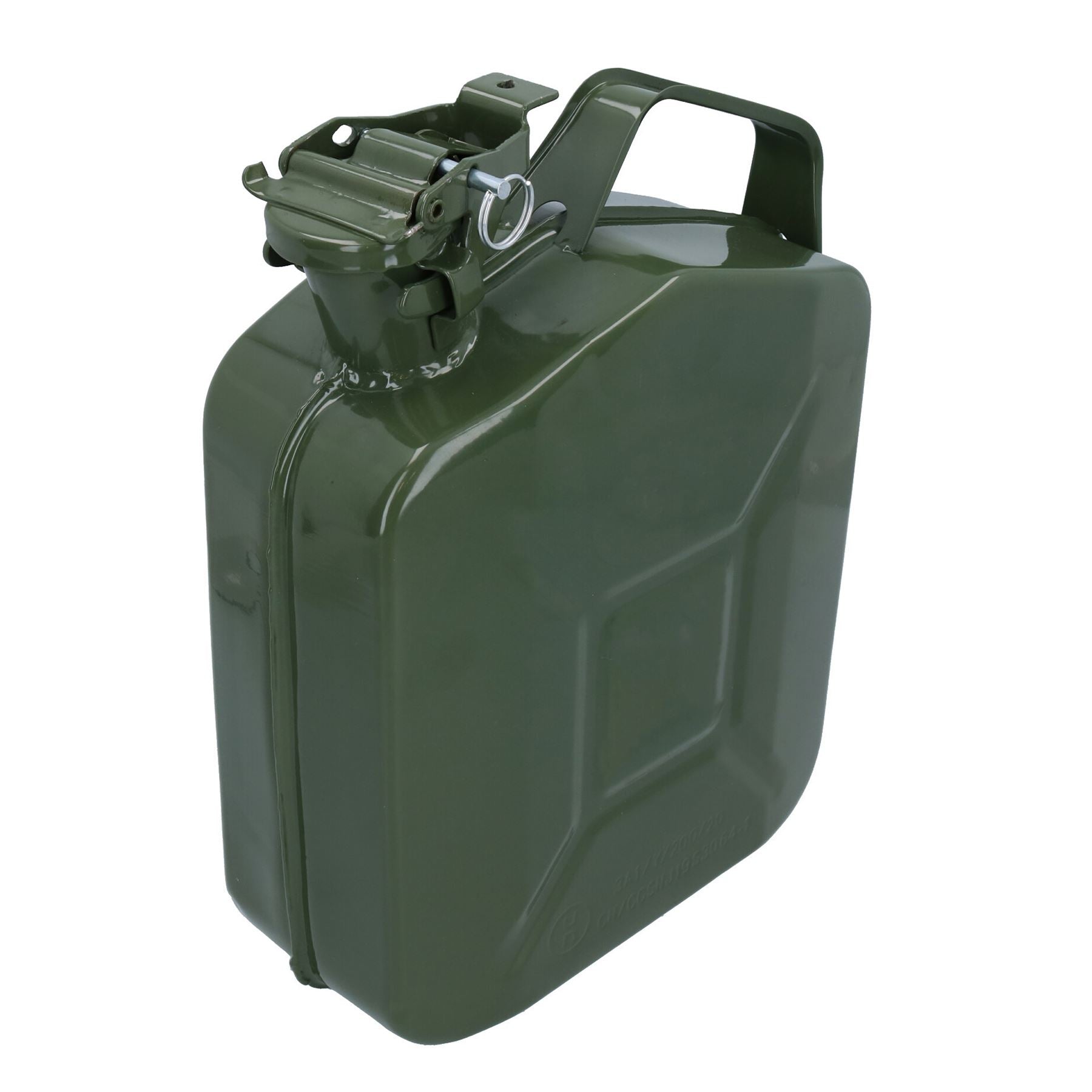 20 Ltr Metall Kraftstoff Kanister Halter Lagerung Container + Flexible Kraftstoff Ausgießer