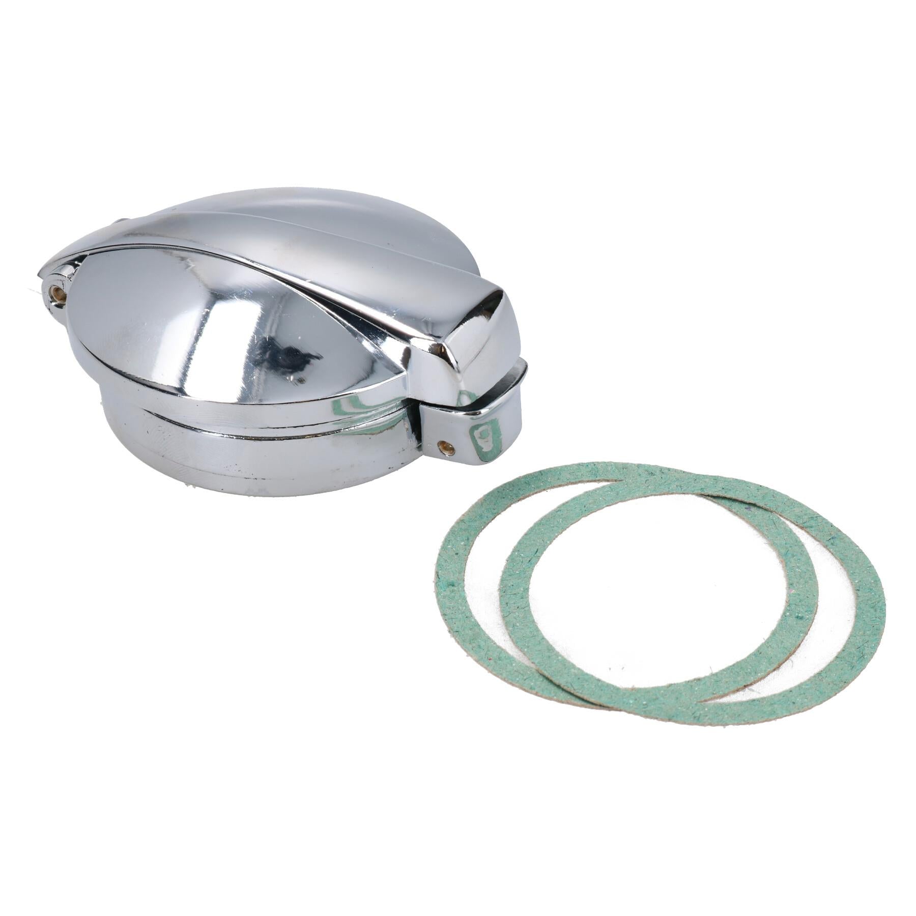 Bouchon de réservoir de carburant de style Monza pour voiture classique, couvercle de remplissage d'essence chromé