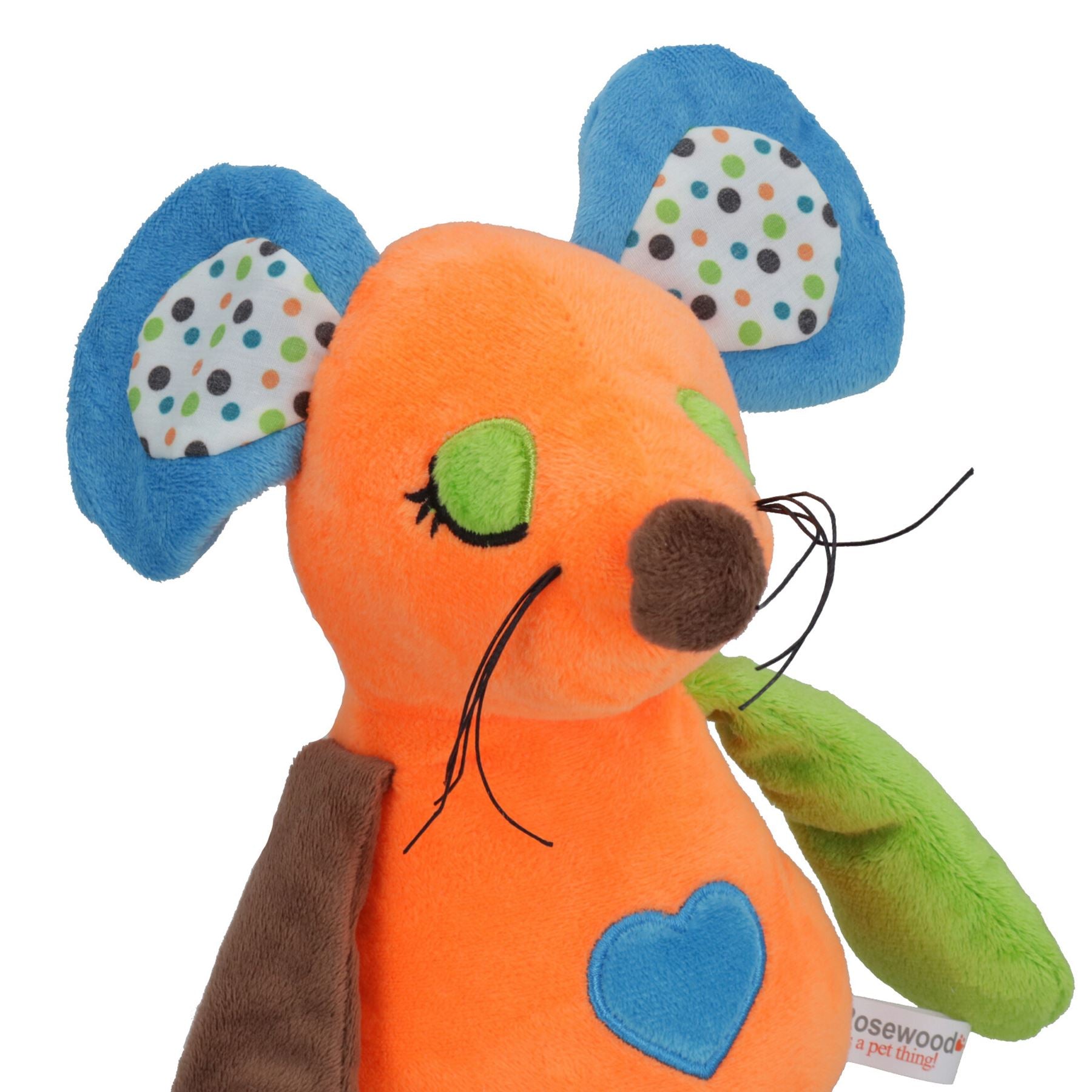 Millie Maus Teddy Medium Seil Weiches Plüsch Spiel Hundespielzeug mit Quietsch