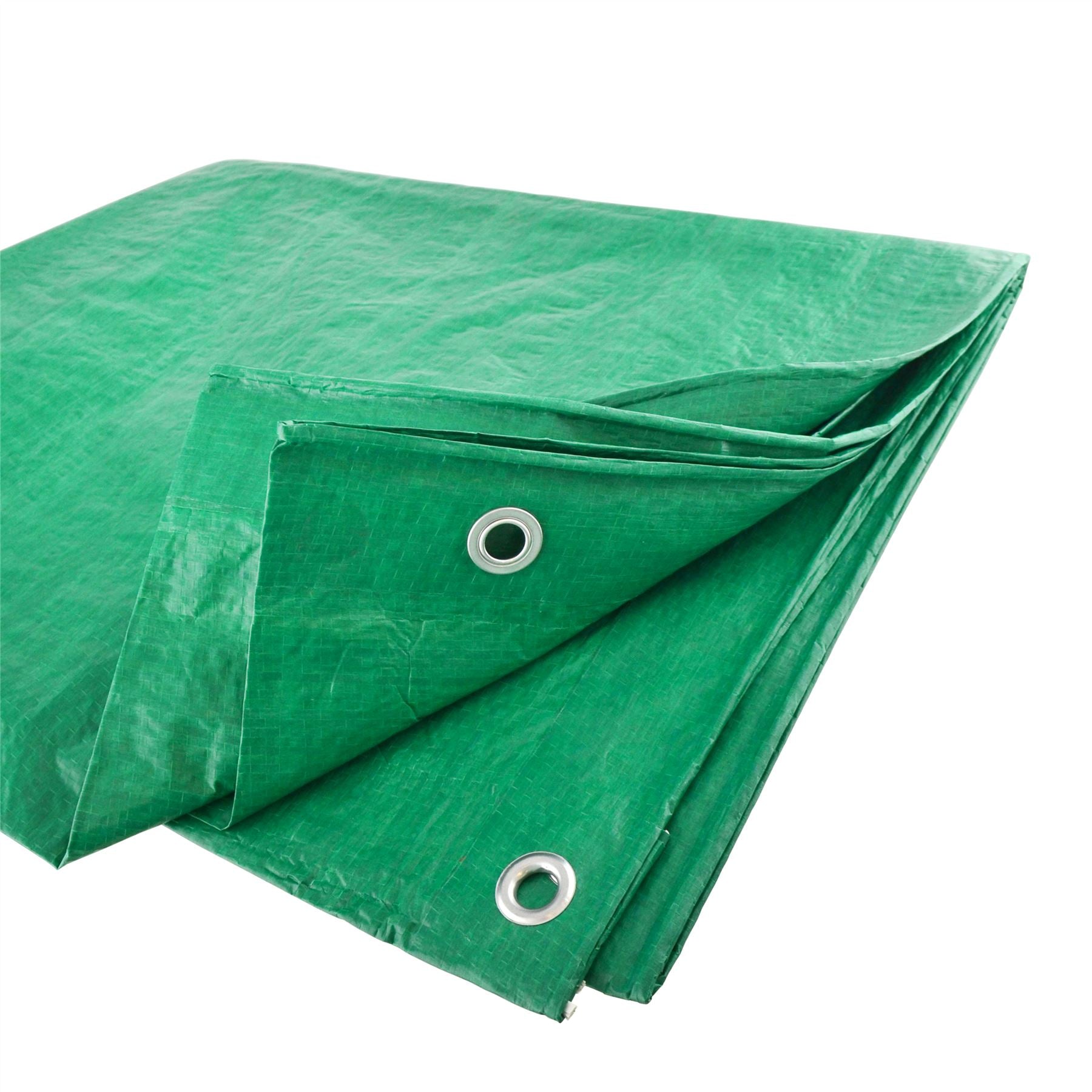 Tarpaulin Sheet Tarp Cover Ground Waterproof 3.5m x 5.4m / 11.5ft x 16.4ft TE360