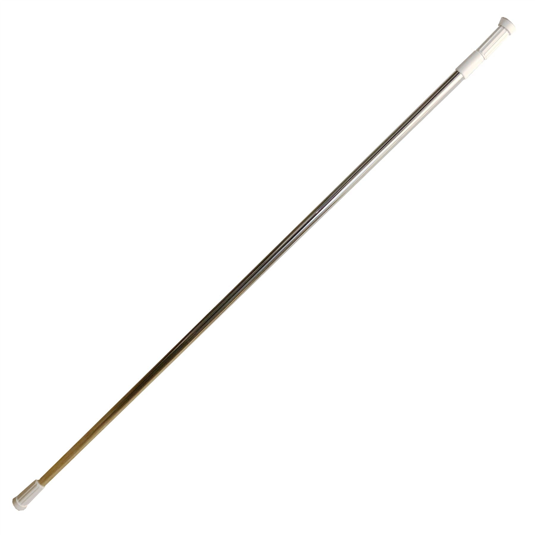 1250–2300 mm verchromte, ausziehbare, gerade Teleskop-Duschstange, verstellbare Stange