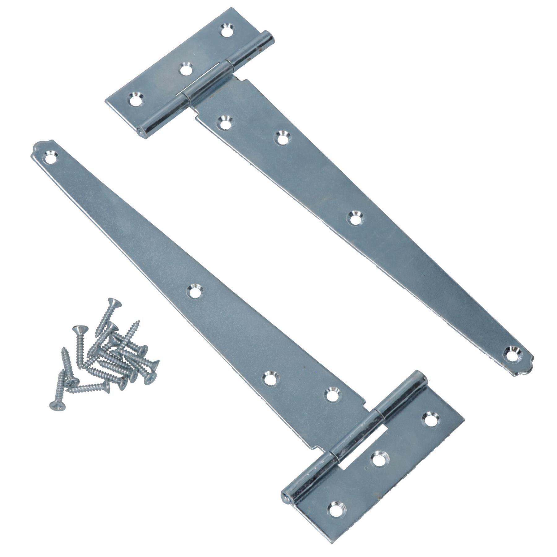 Heavy Duty T Tee Hinge For Sheds Gates Doors Zinc Plated Finish 4 – 18 Inch