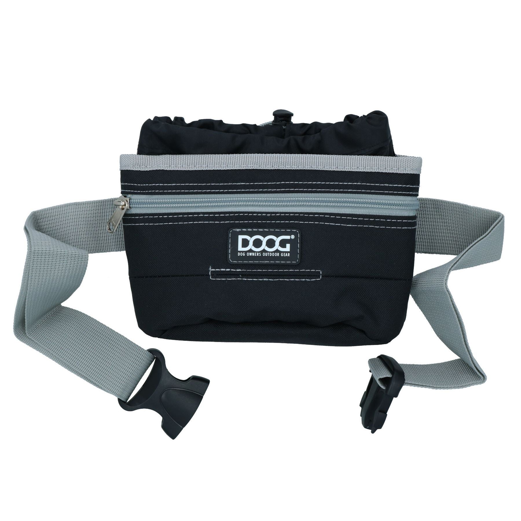 Black Weatherproof Durable Treat Bag Pouch Holder Belt Dog