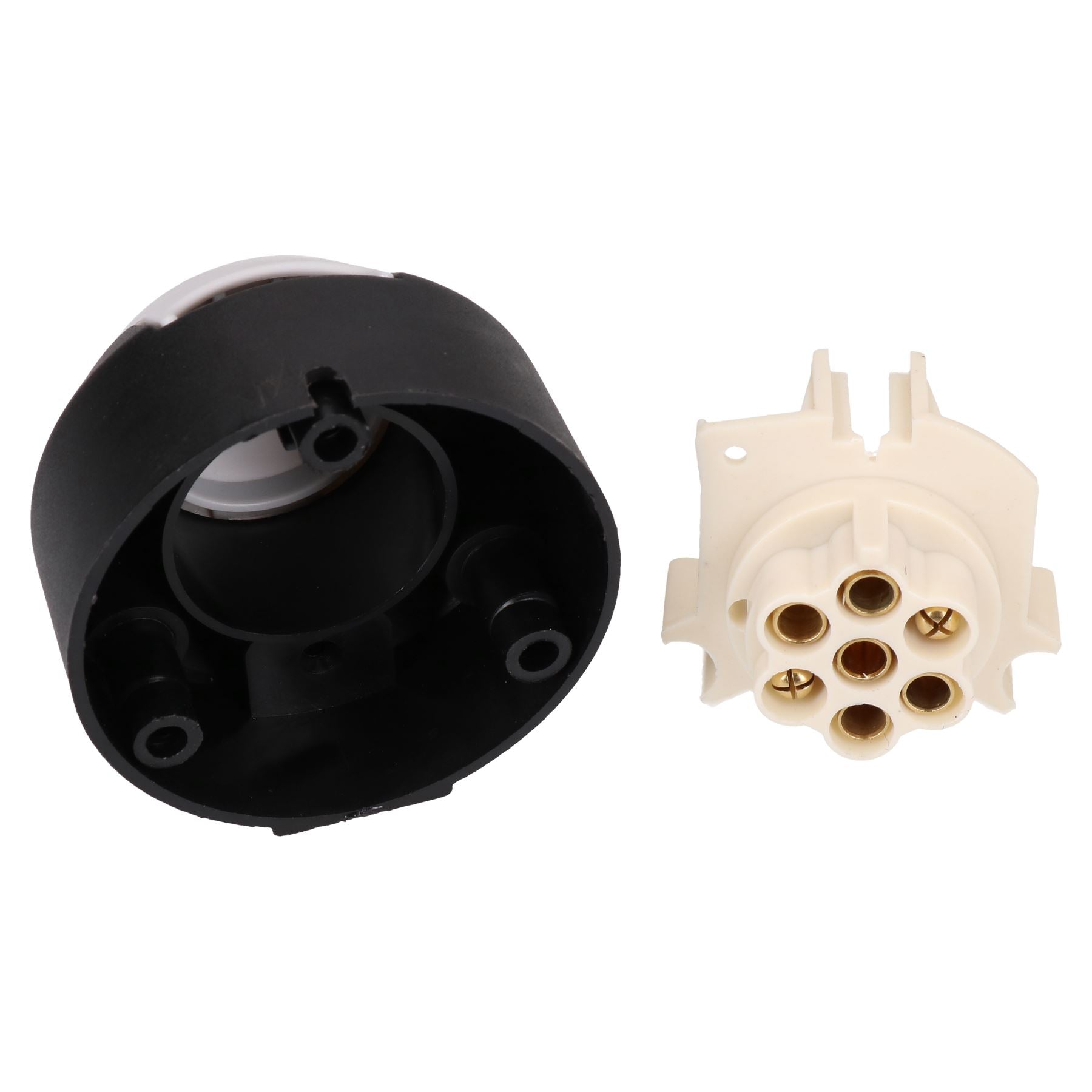 Kit électrique pour boule d'attelage de remorquage avec double prise, protection de pare-chocs, joints pour caravane