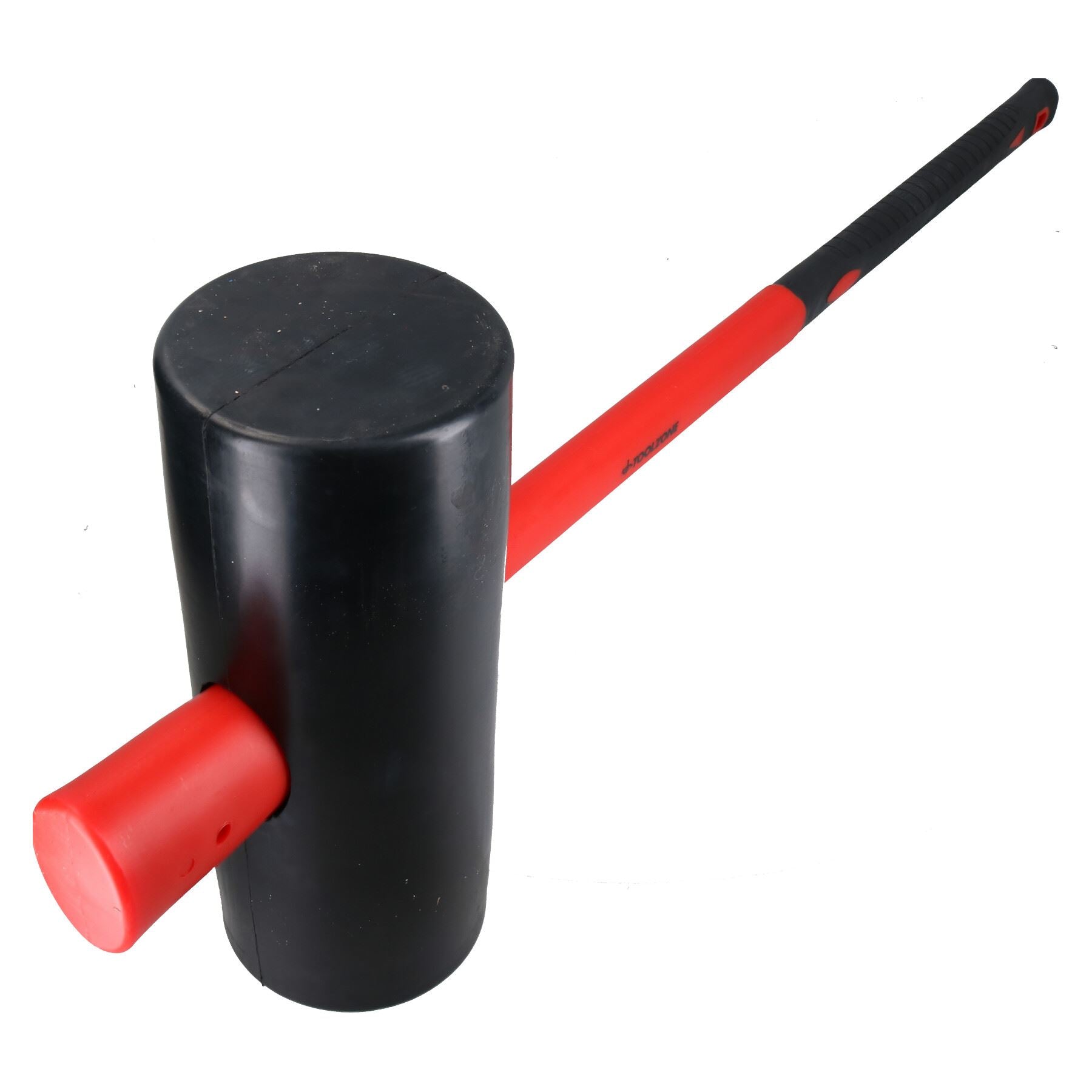 Maillet de pavage en caoutchouc 6 kg pour dalles, dalles, bordures, pose, manche en fibre de verre