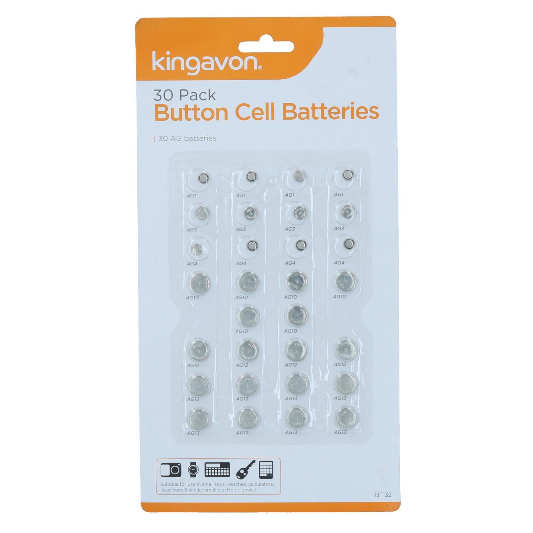 Assortiment de piles bouton Piles alcalines AG1 – AG13 Montres Calculatrices