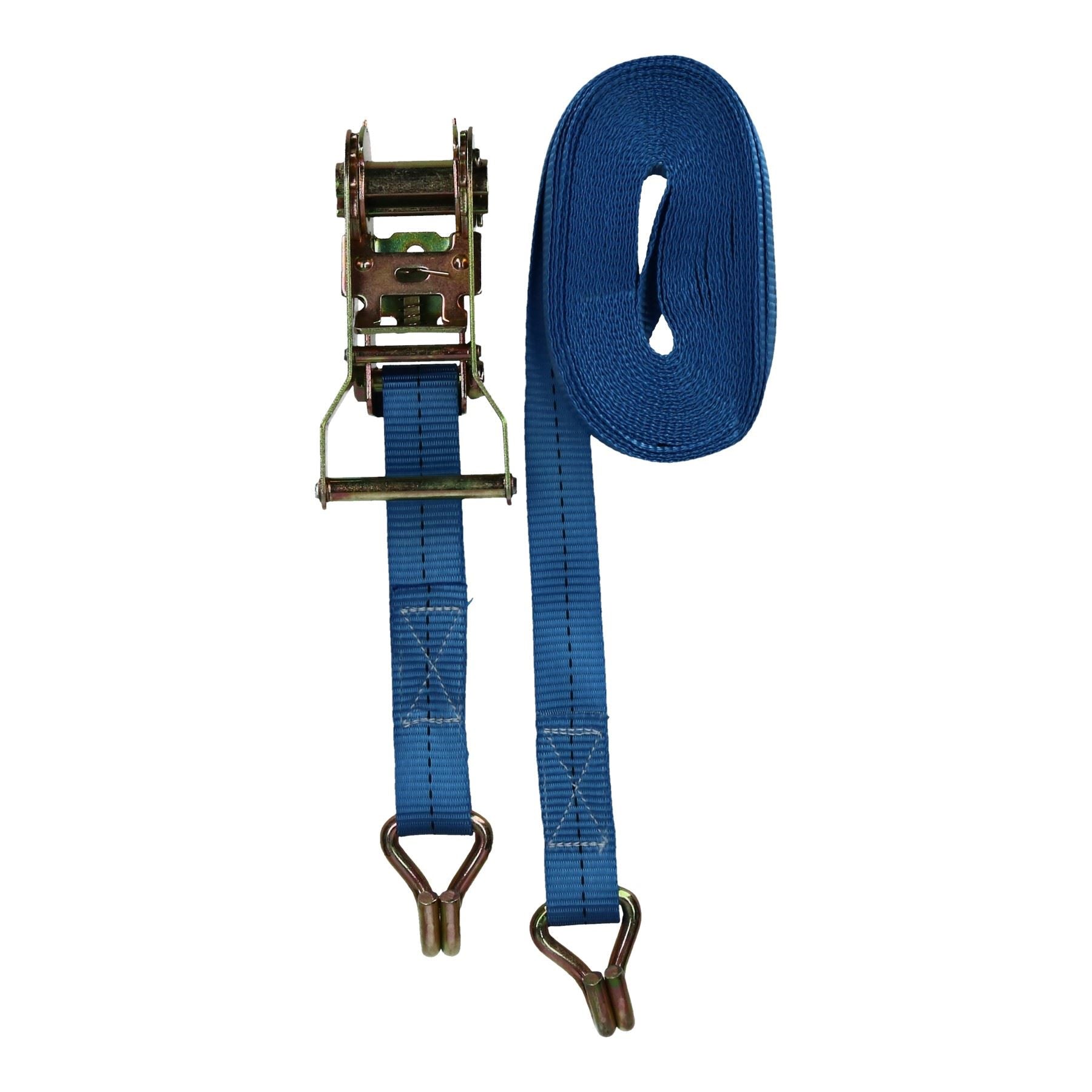 8 Metre x 25mm Heavy Duty ratchet Strap Tie Down Lashing Straps 0.4 Ton Rating