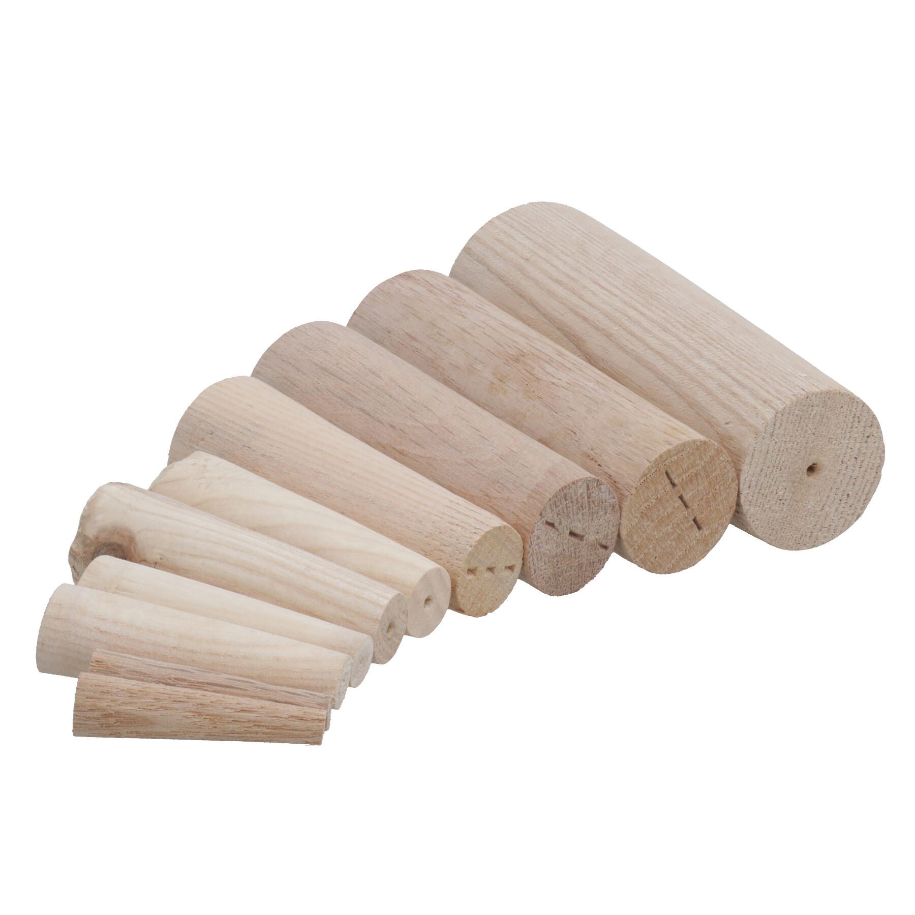 Lot de 10 bouchons de vidange extensibles en bois de 8 à 38 mm pour bateau