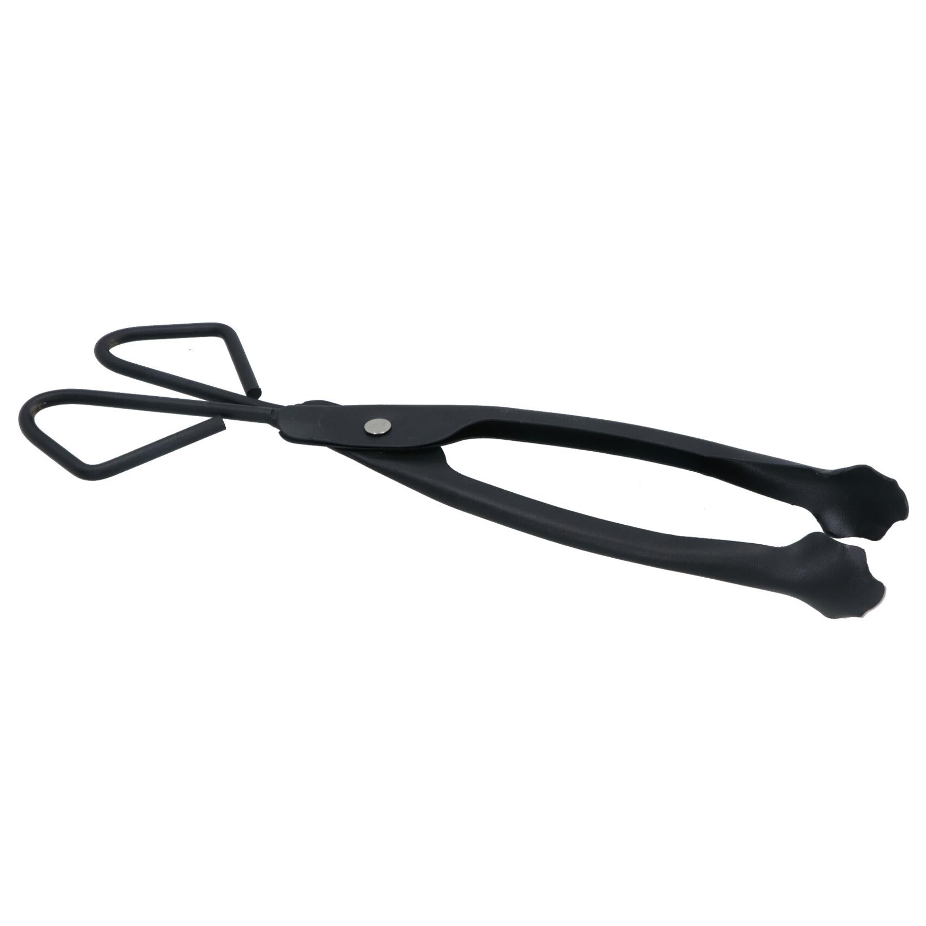 Fire Side Log Coal Wood Tongs Grabber Mover Fireplace Fire Pit Scissor Action
