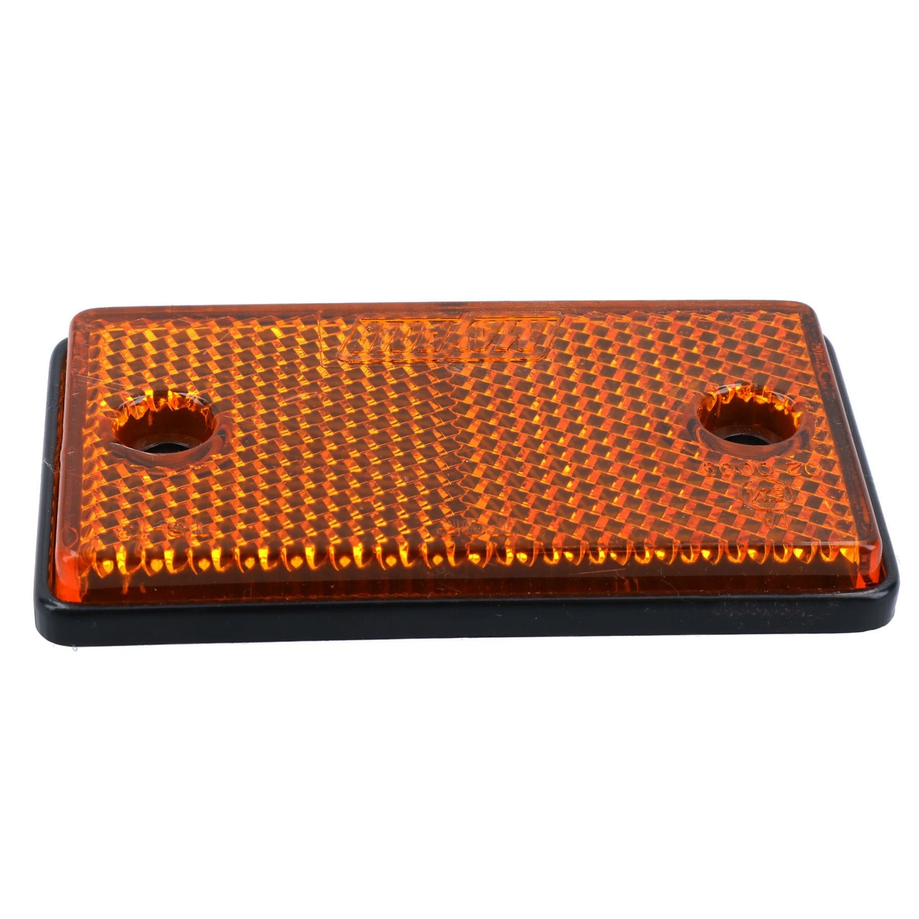 Amber Rectangular Side Reflector Pack of 4 Trailer Fence Gate Post TR068