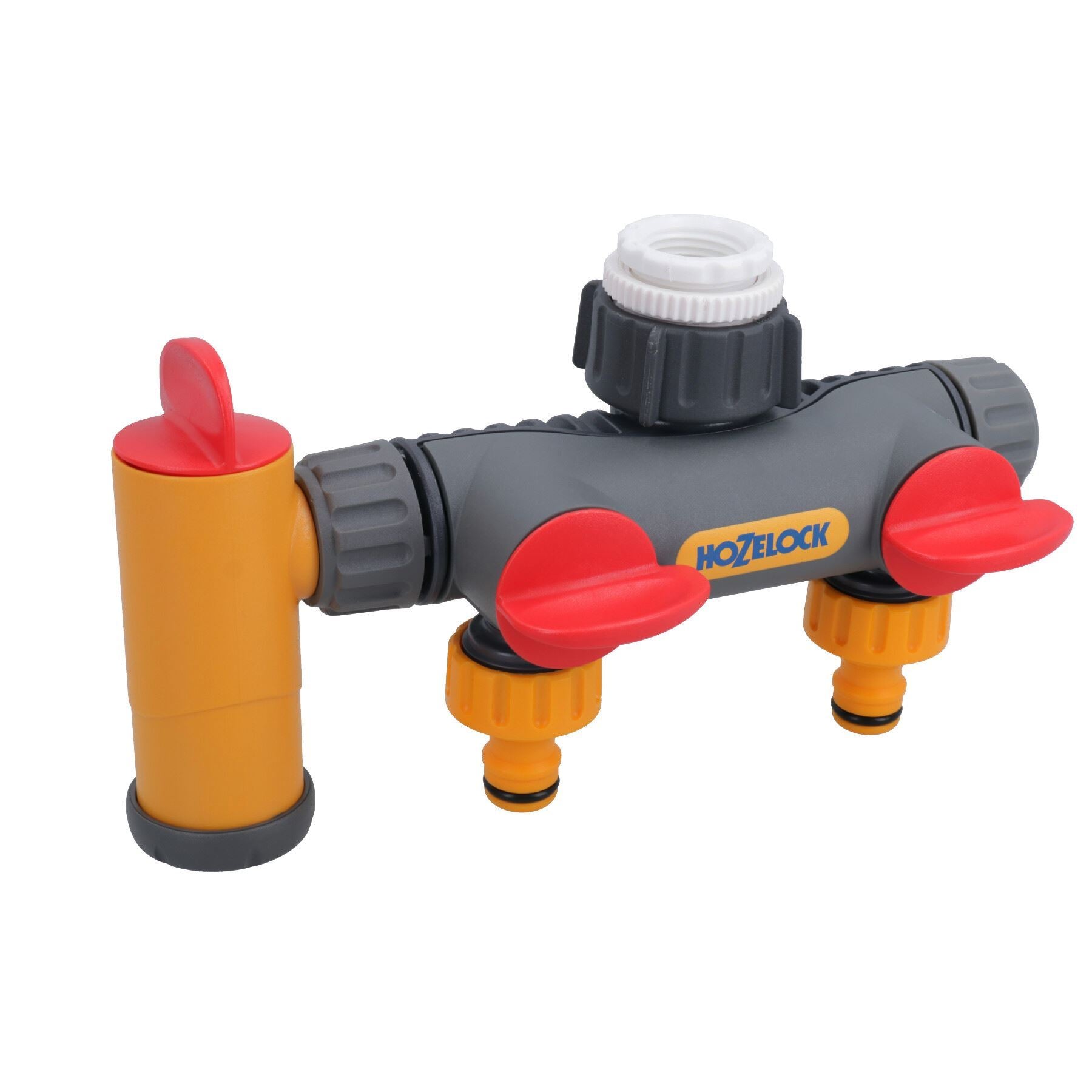 Hozelock 2-, 3- oder 4-Wege-Wasserhahn, Mehrfach-Schlauchverbinder, Bewässerung, Garten, Hof