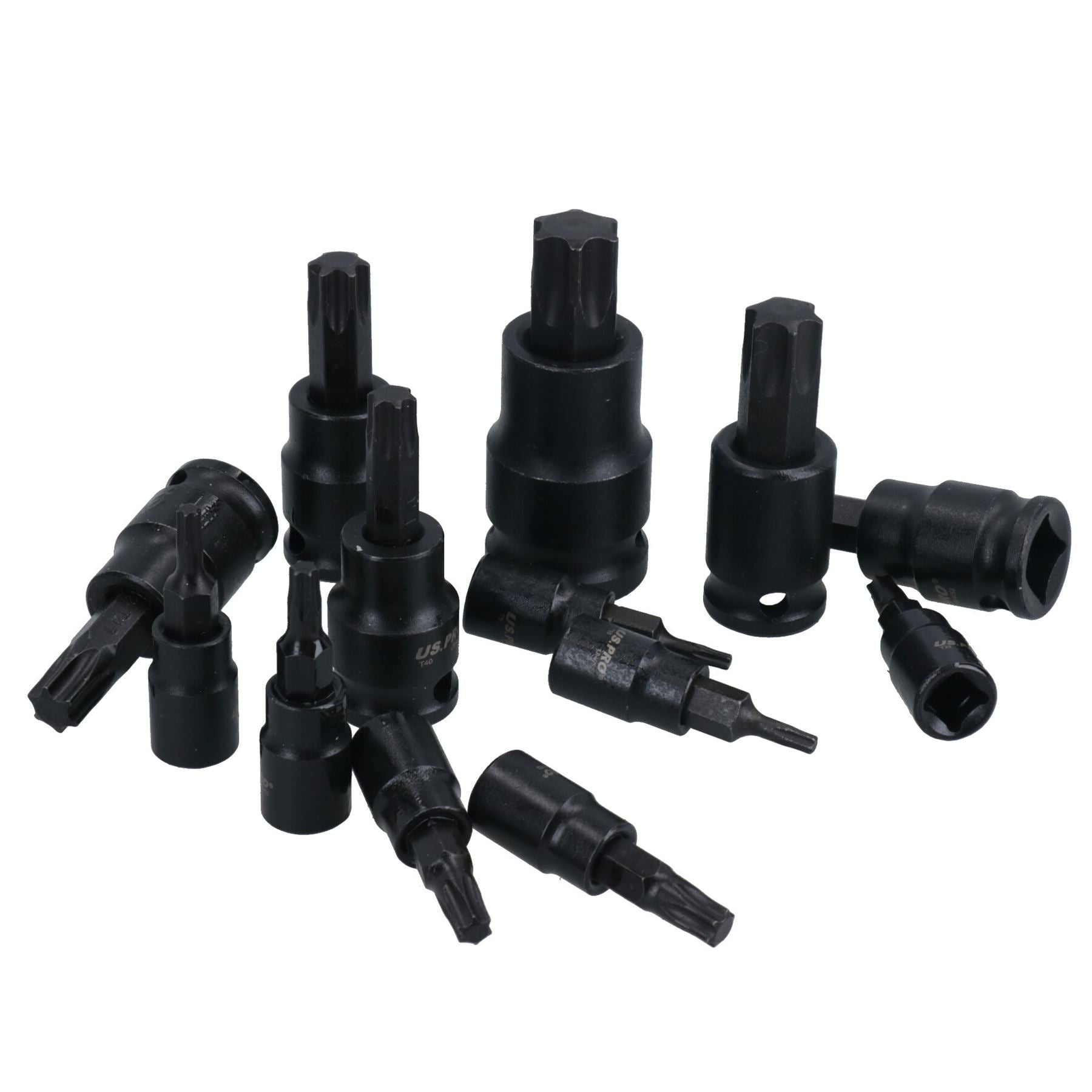 25pc Male + Female Impacted Impact Torx Star E Sockets T8 – T60 + E4 – E22