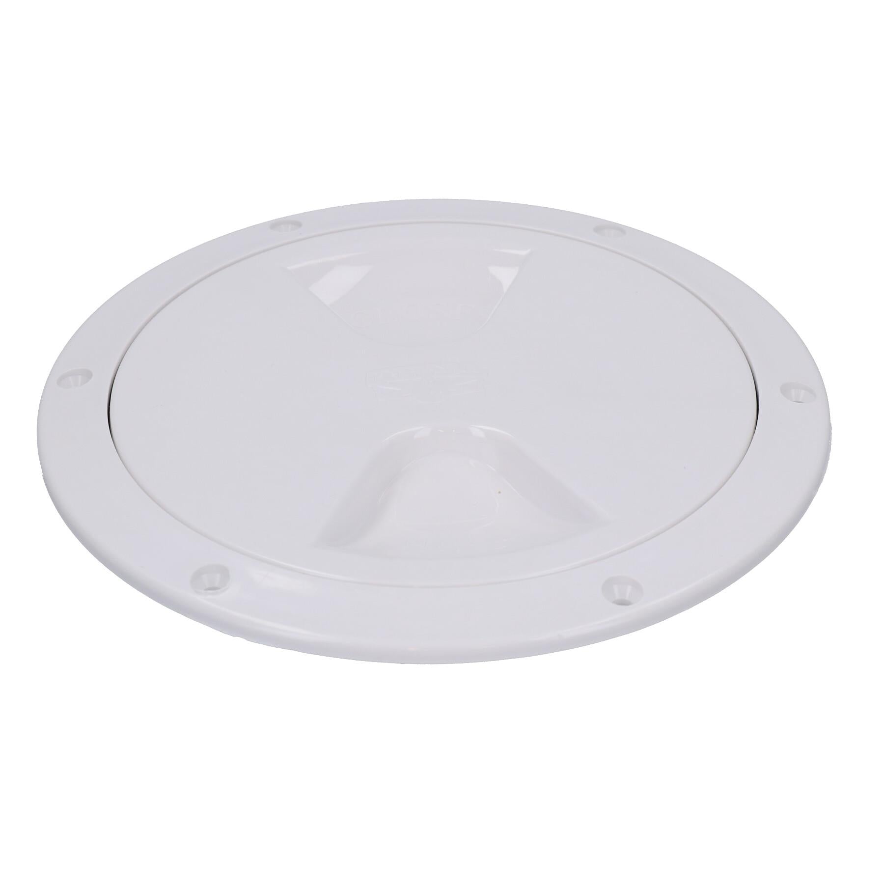 170mm Round Inspection Hatch Waterproof Cover IPX6 White 140mm Cut Out