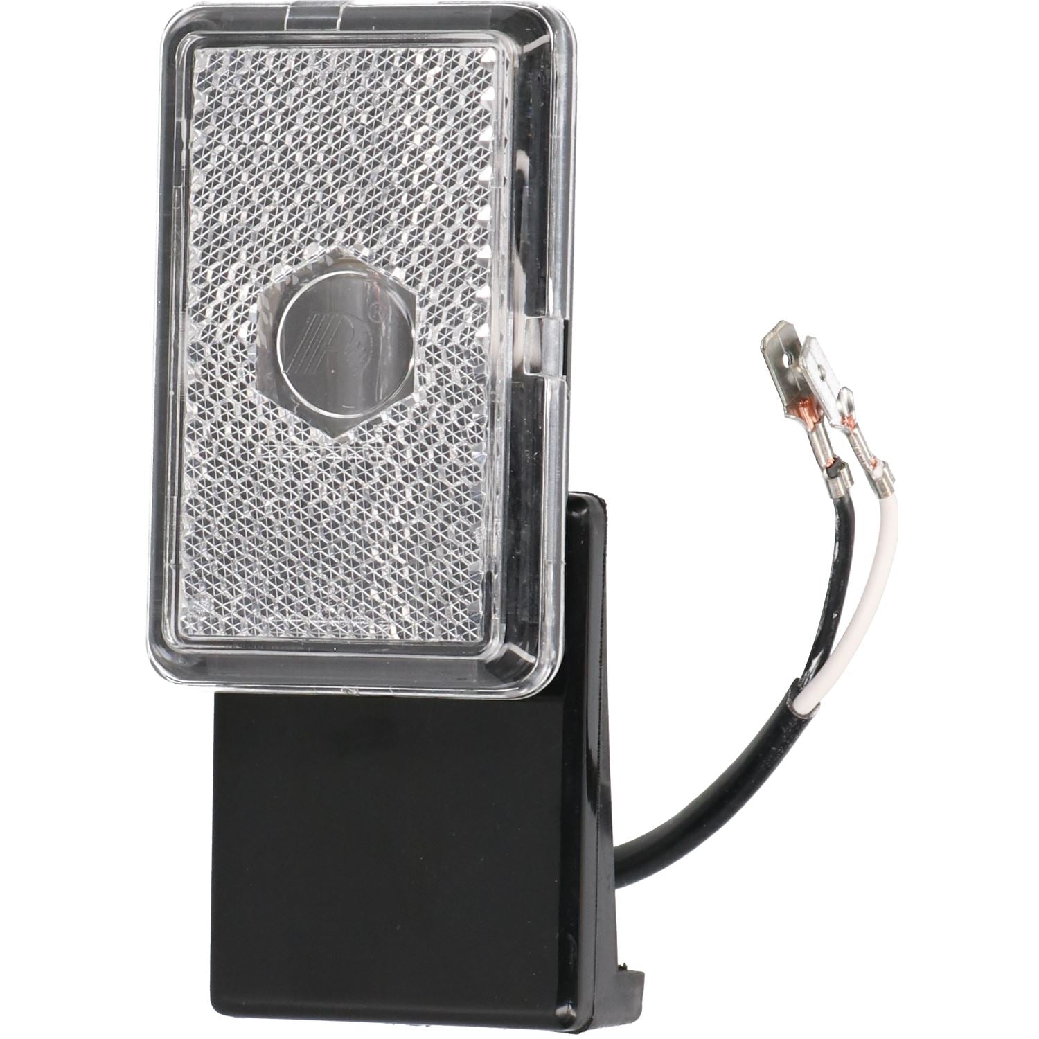 Paire de feux de position avant blancs transparents pour remorque, caravane, fourgonnette