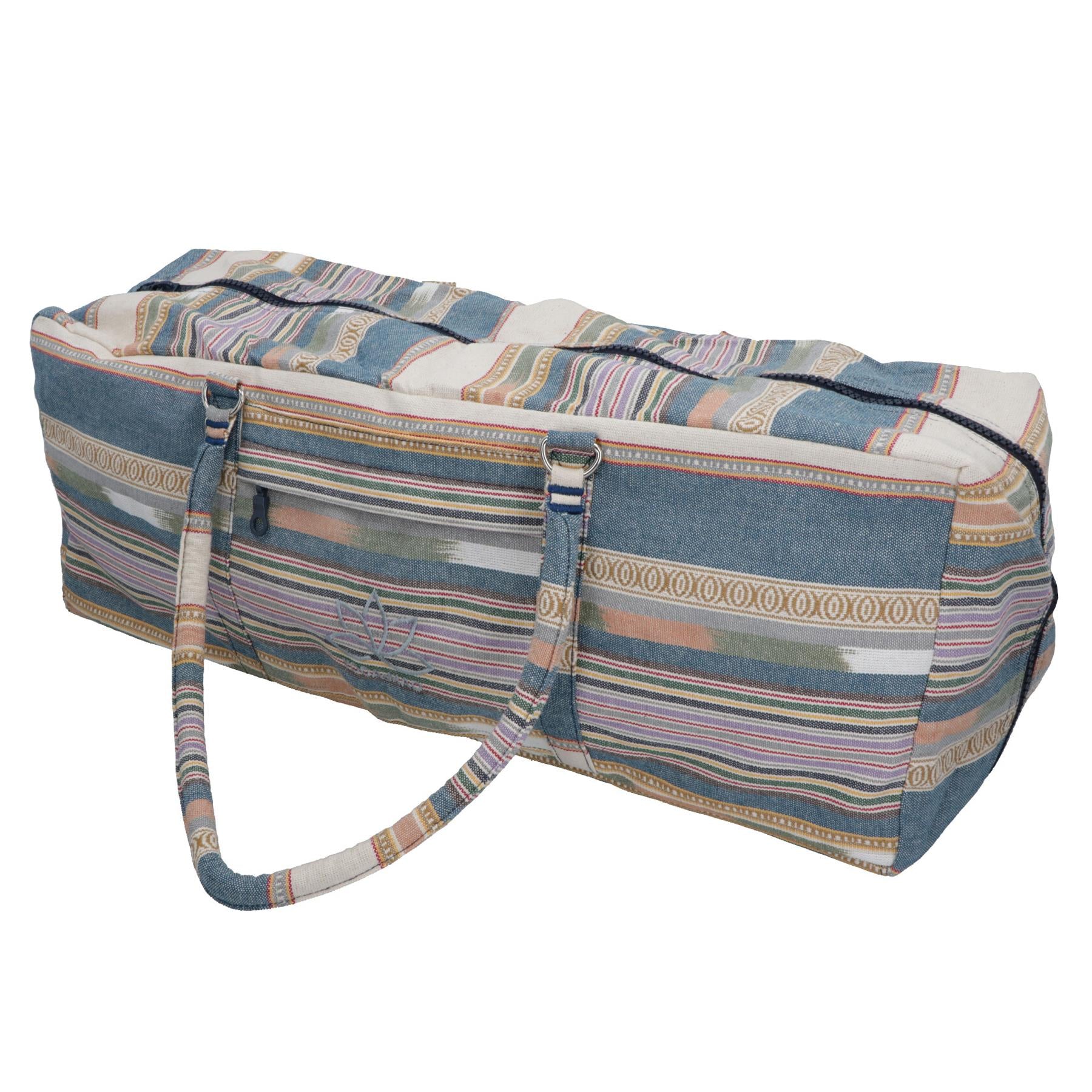 Yoga Pilates Kit Duffle Bag Travel Mat Carrier Blue or Pink Studio Gym Fitness