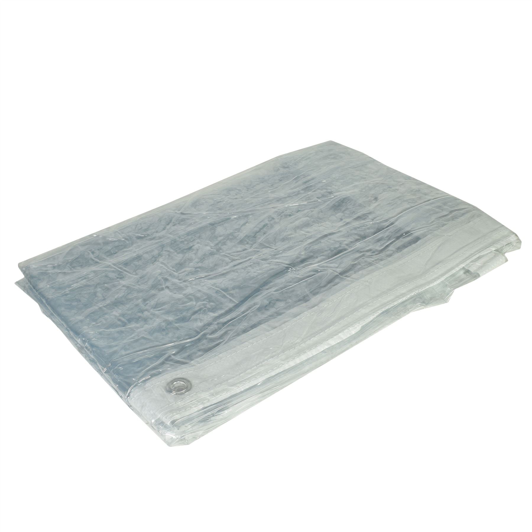 Frosted PVC Tarpaulin Sheet Cover Rain / Waterproof 2m x 3m Market Stalls