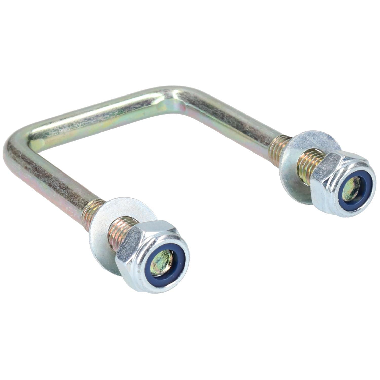 4er-Pack M10 50 mm x 80 mm U-Bolzen N-Bolzen für Anhänger mit Muttern HOCHZUG